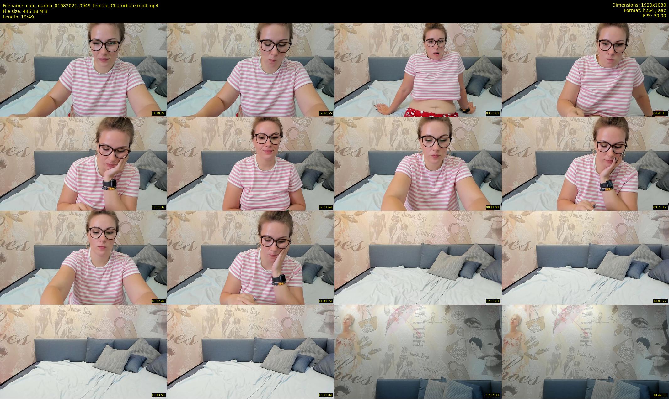 cute_darina — 20 minute Chaturbate female cam show recording, 1080p, Aug 1, 2021