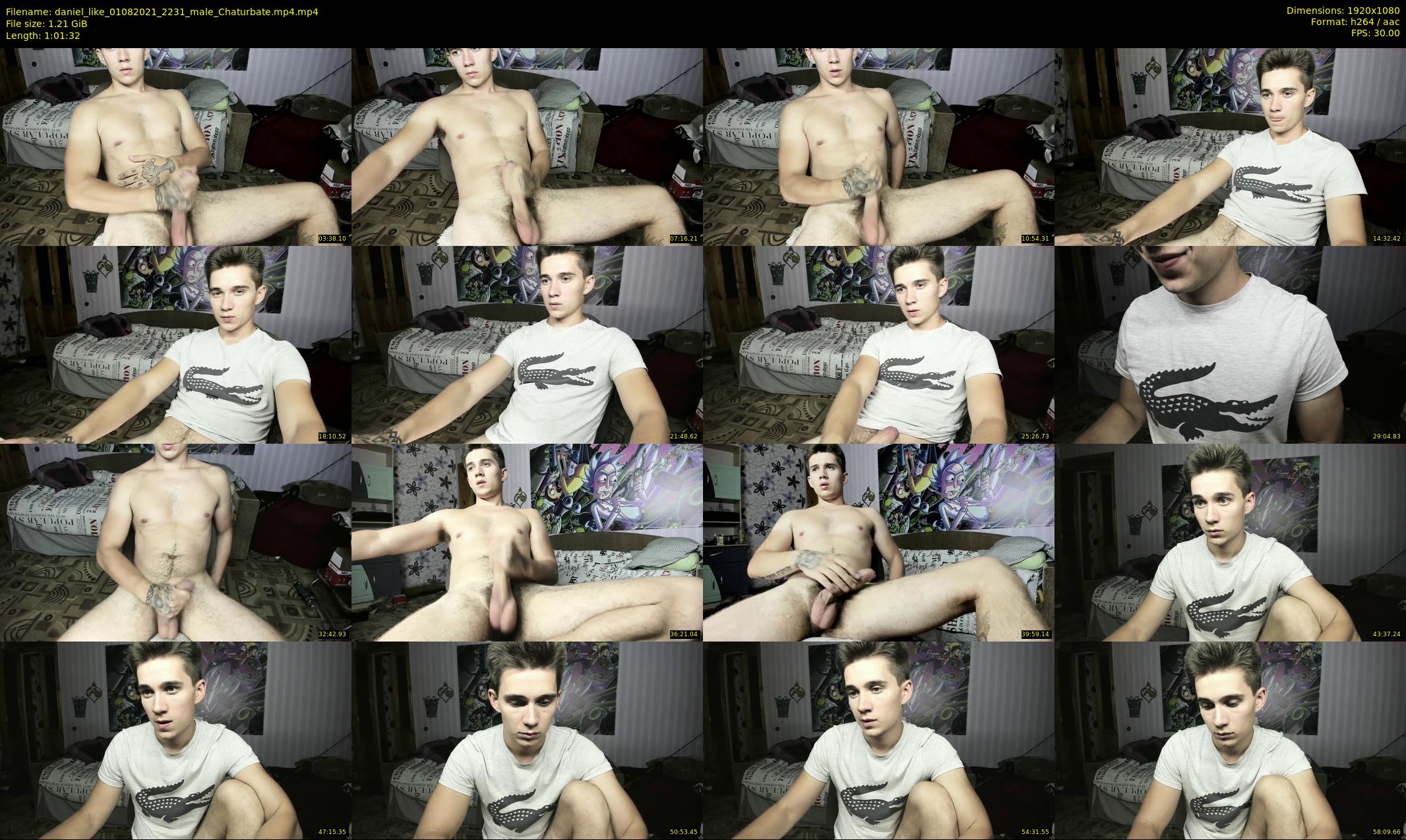 daniel_like — 62 minute Chaturbate male cam show recording, 1080p, Aug 1, 2021