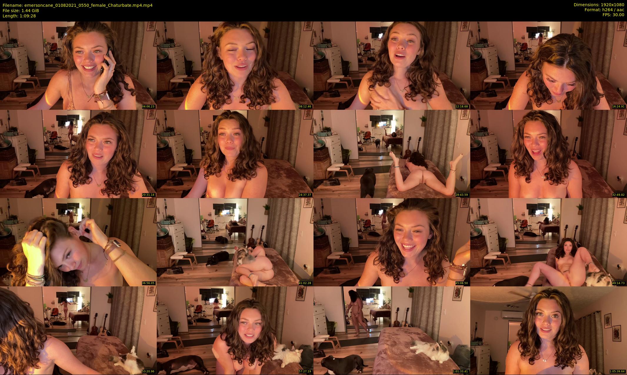 emersoncane — 70 minute Chaturbate female cam show recording, 1080p, Aug 1, 2021