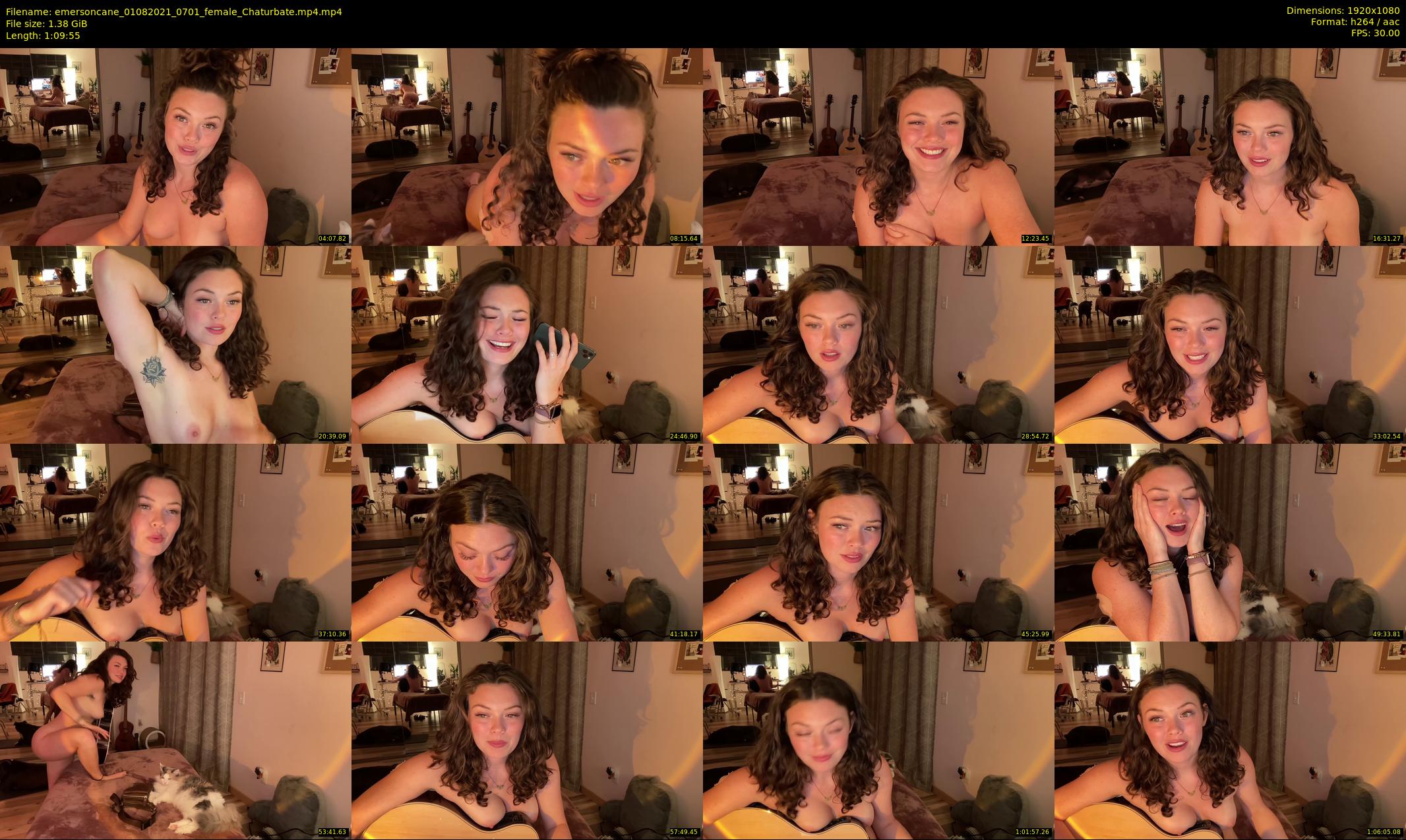 emersoncane — 70 minute Chaturbate female cam show recording, 1080p, Aug 1, 2021