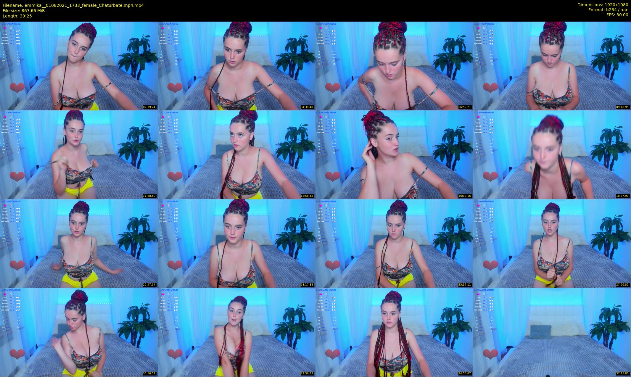 emmika_ — 40 minute Chaturbate female cam show recording, 1080p, Aug 1, 2021