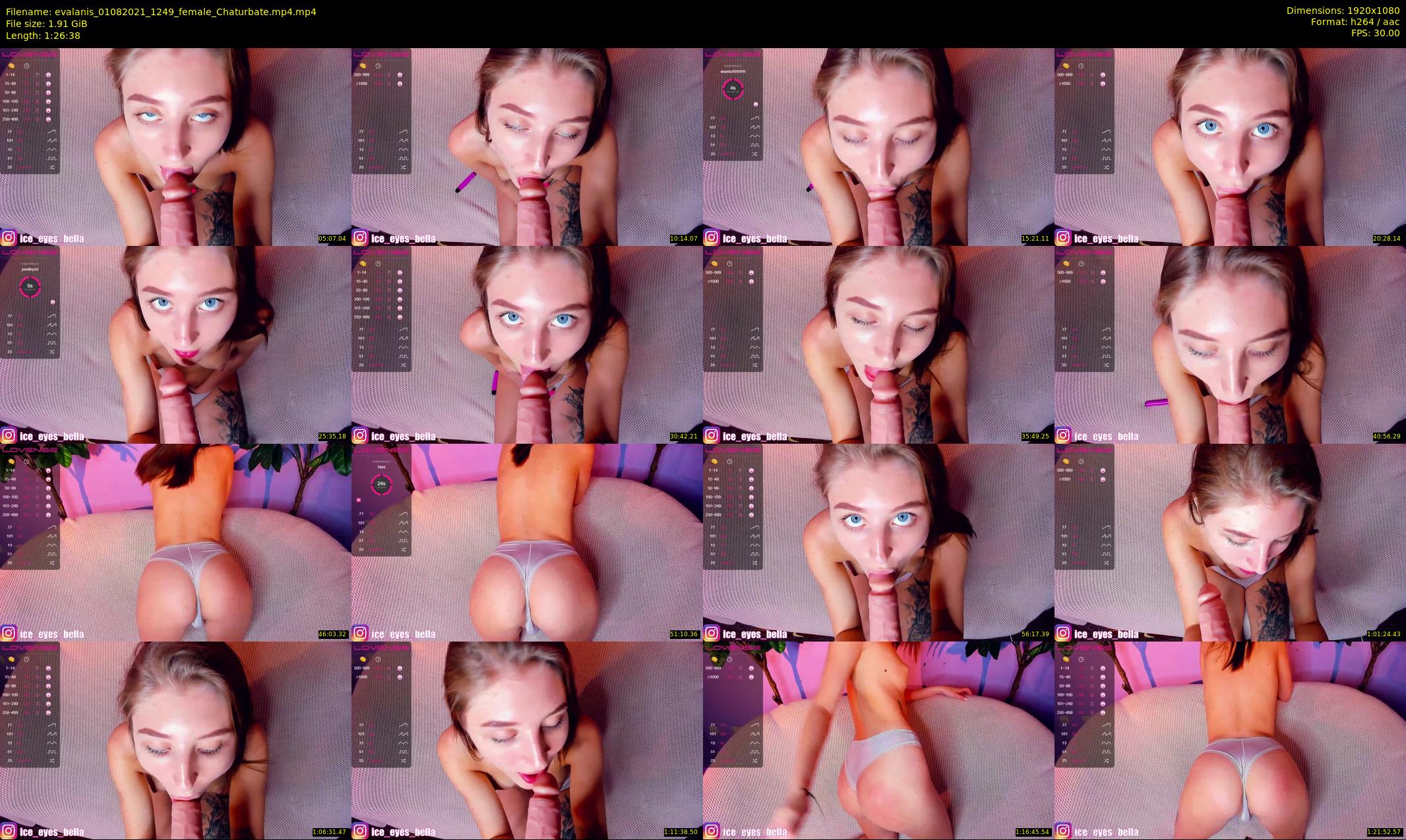 evalanis — 87 minute Chaturbate couple cam show recording, 1080p, Aug 1, 2021