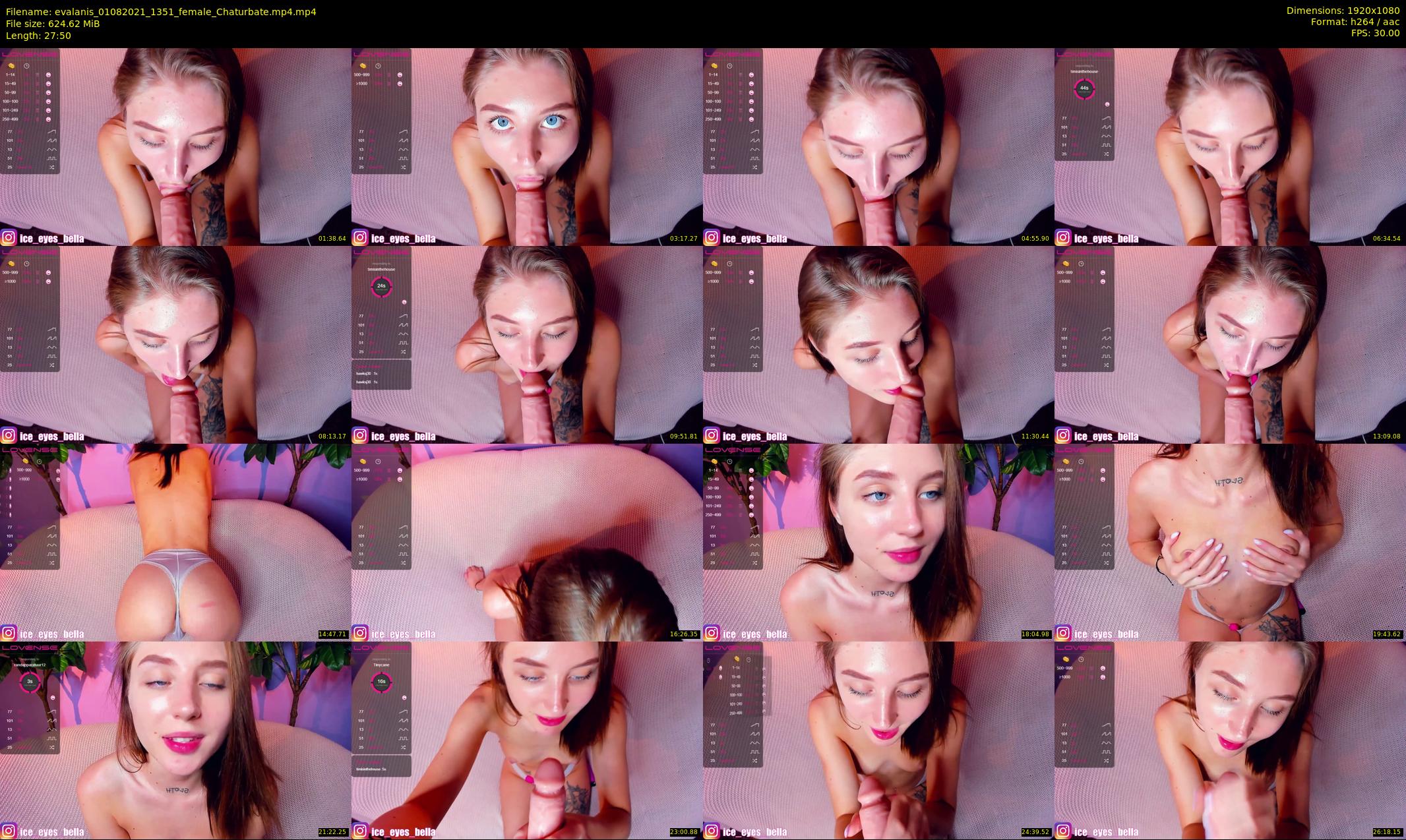 evalanis — 28 minute Chaturbate couple cam show recording, 1080p, Aug 1, 2021