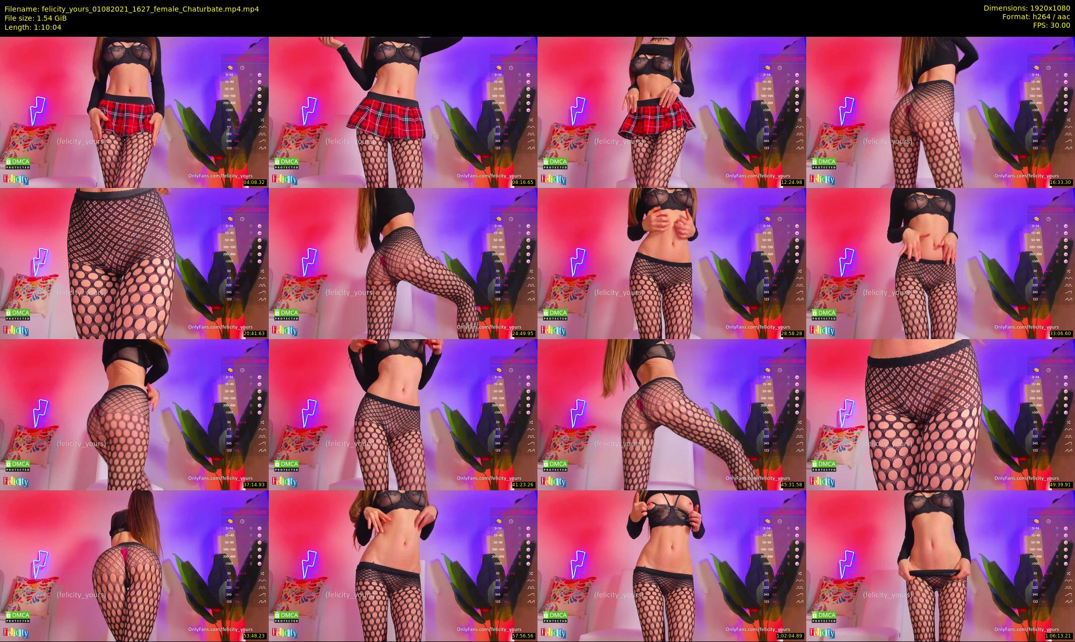 felicity_yours — 71 minute Chaturbate female cam show recording, 1080p, Aug 1, 2021