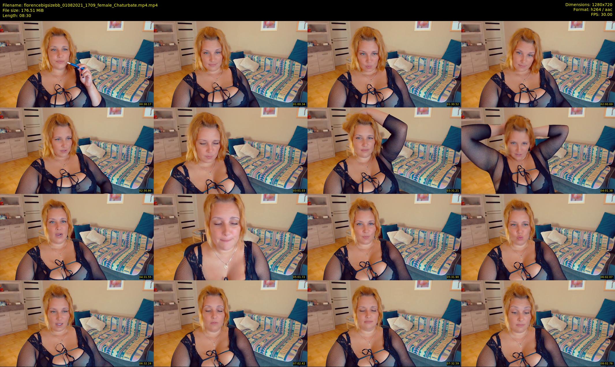 florencebigsizebb — 9 minute Chaturbate female cam show recording, 720p, Aug 1, 2021
