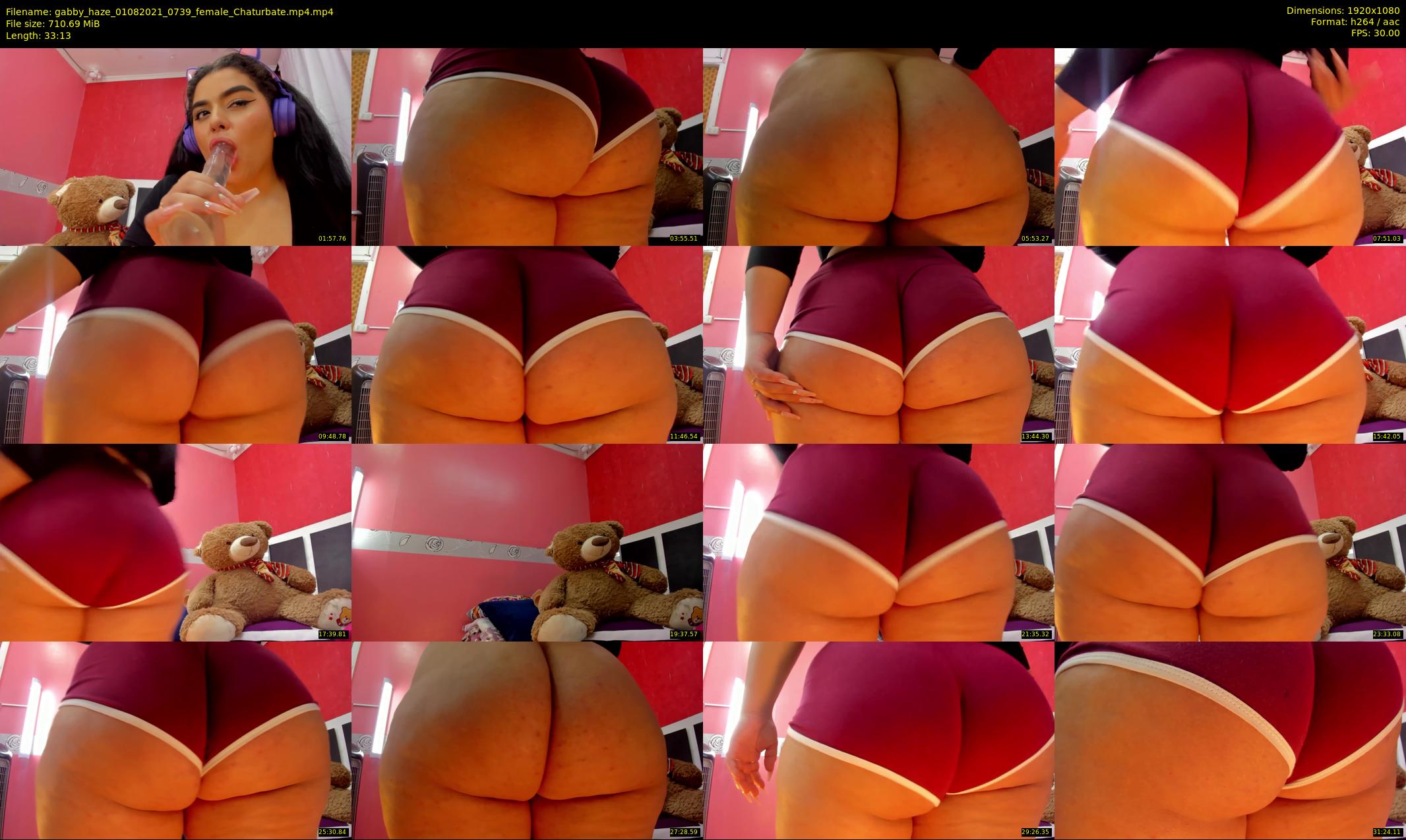 gabby_haze — 34 minute Chaturbate female cam show recording, 1080p, Aug 1, 2021