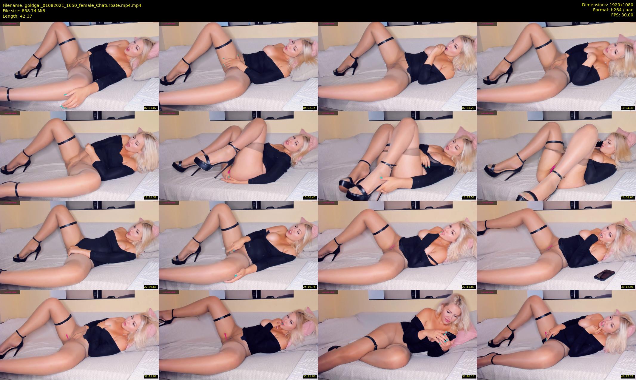 goldgal — 43 minute Chaturbate female cam show recording, 1080p, Aug 1, 2021