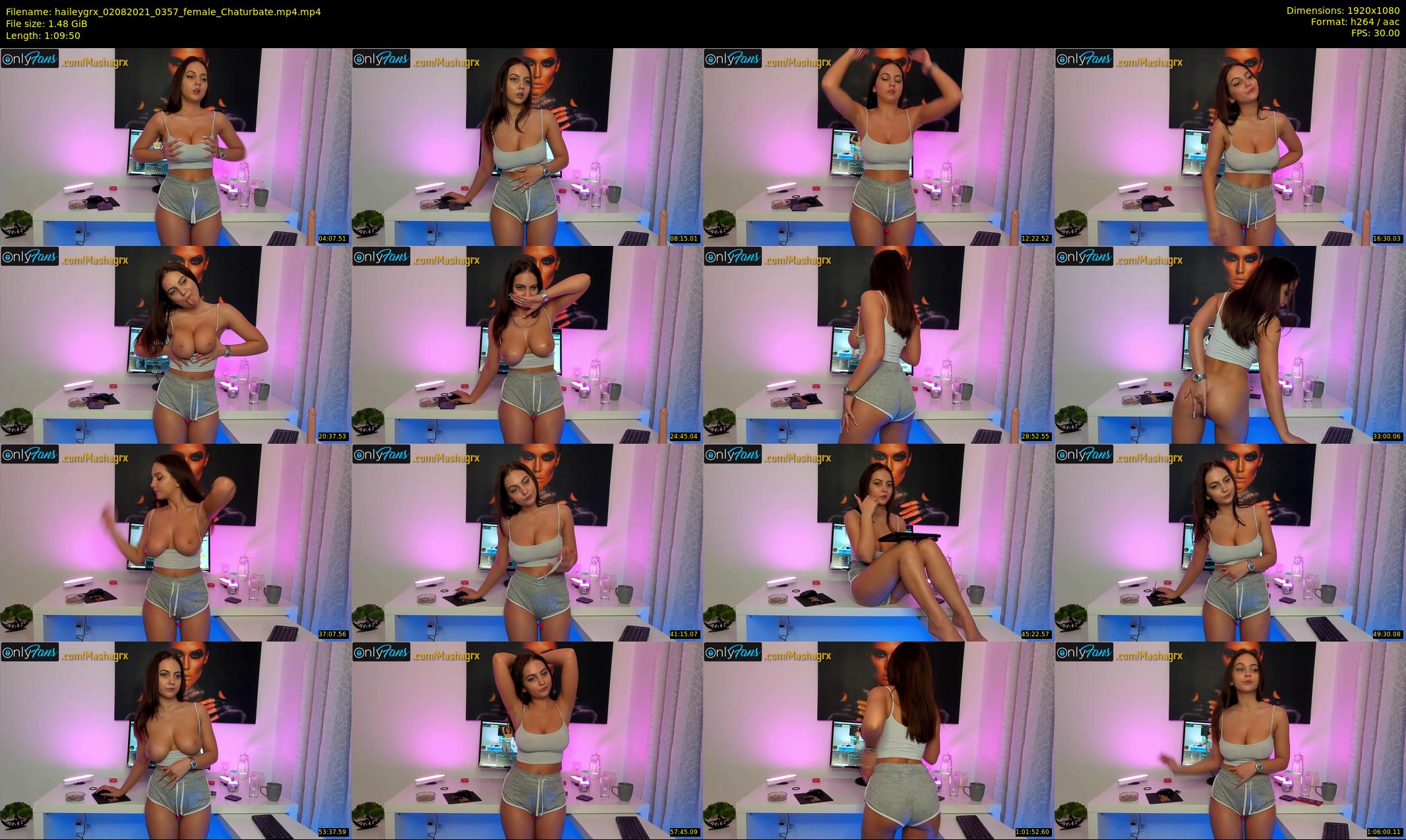haileygrx — 70 minute Chaturbate female cam show recording, 1080p, Aug 2, 2021
