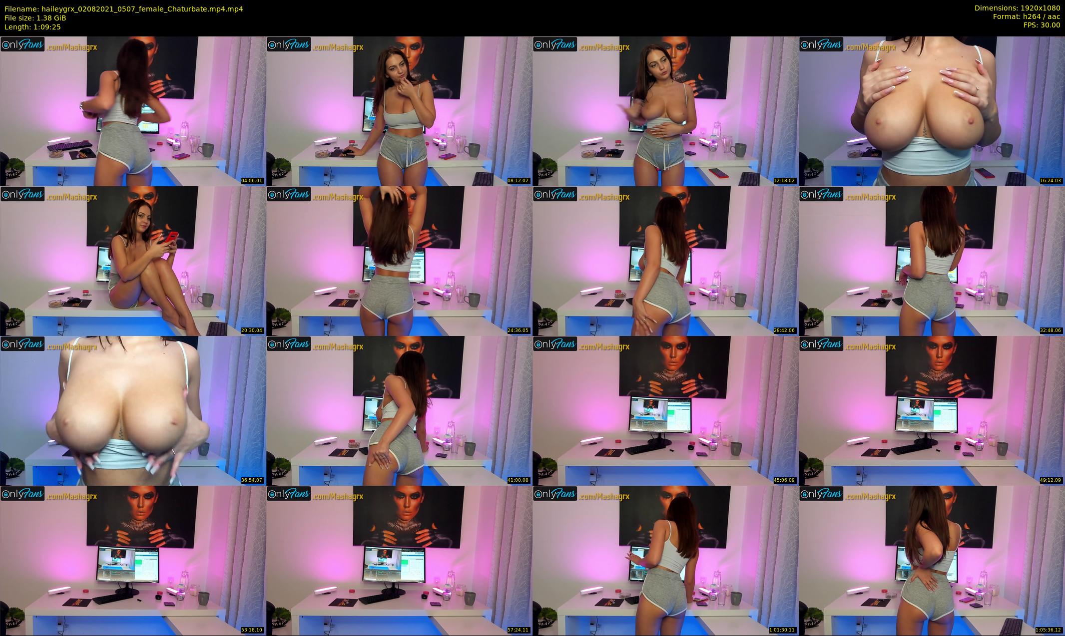 haileygrx — 70 minute Chaturbate female cam show recording, 1080p, Aug 2, 2021