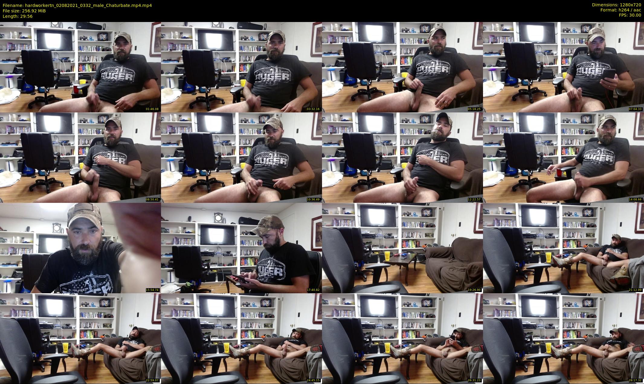 hardworkertn — 30 minute Chaturbate male cam show recording, 720p, Aug 2, 2021
