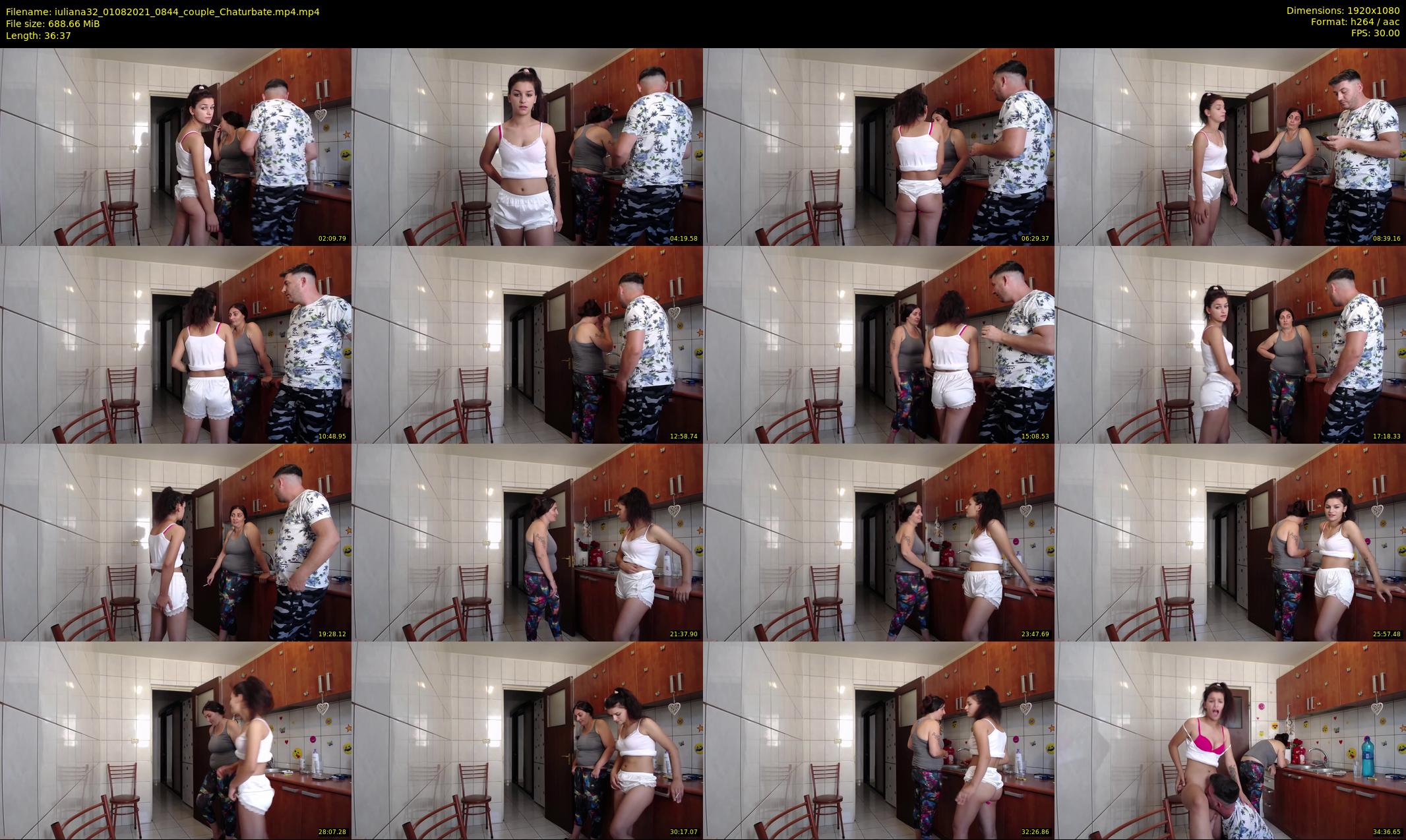 iuliana32 — 37 minute Chaturbate couple cam show recording, 1080p, Aug 1, 2021