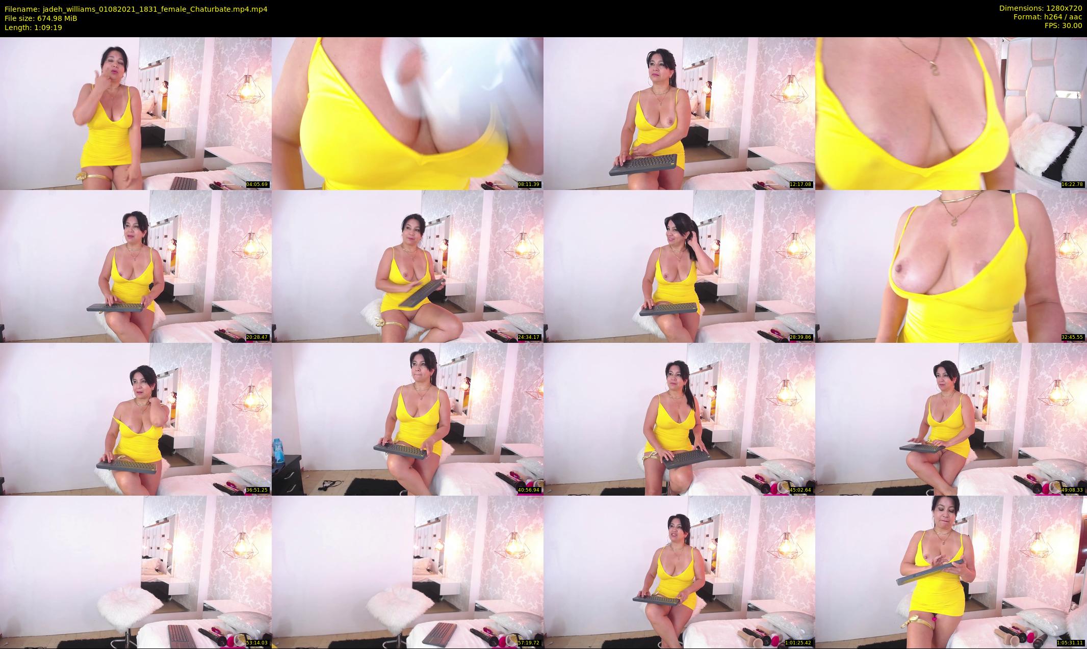 jadeh_williams — 70 minute Chaturbate female cam show recording, 720p, Aug 1, 2021