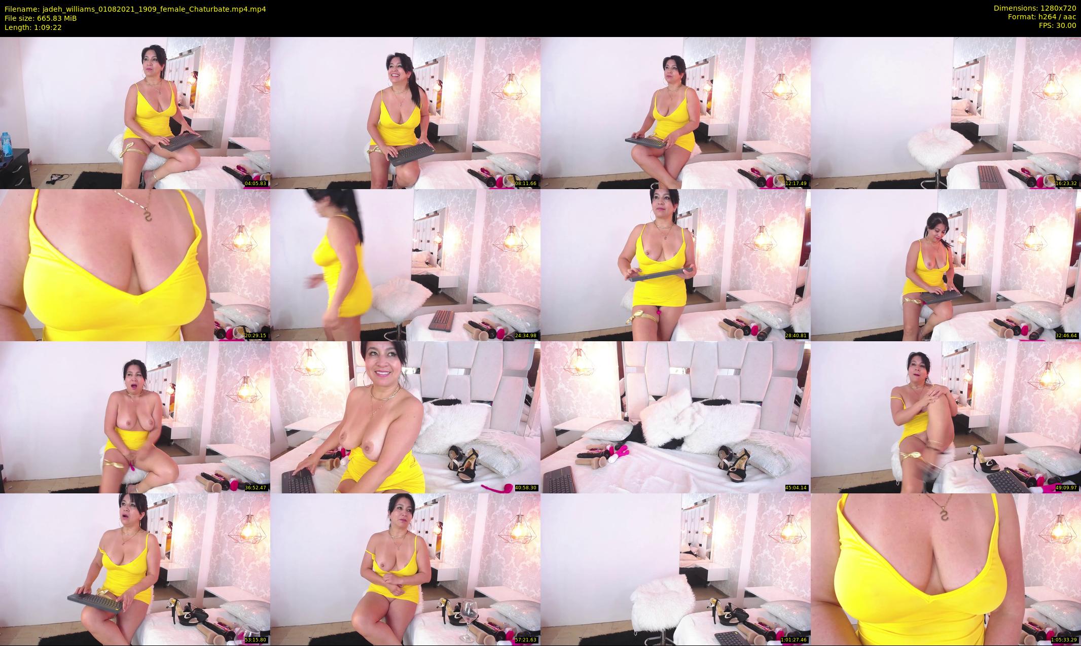 jadeh_williams — 70 minute Chaturbate female cam show recording, 720p, Aug 1, 2021