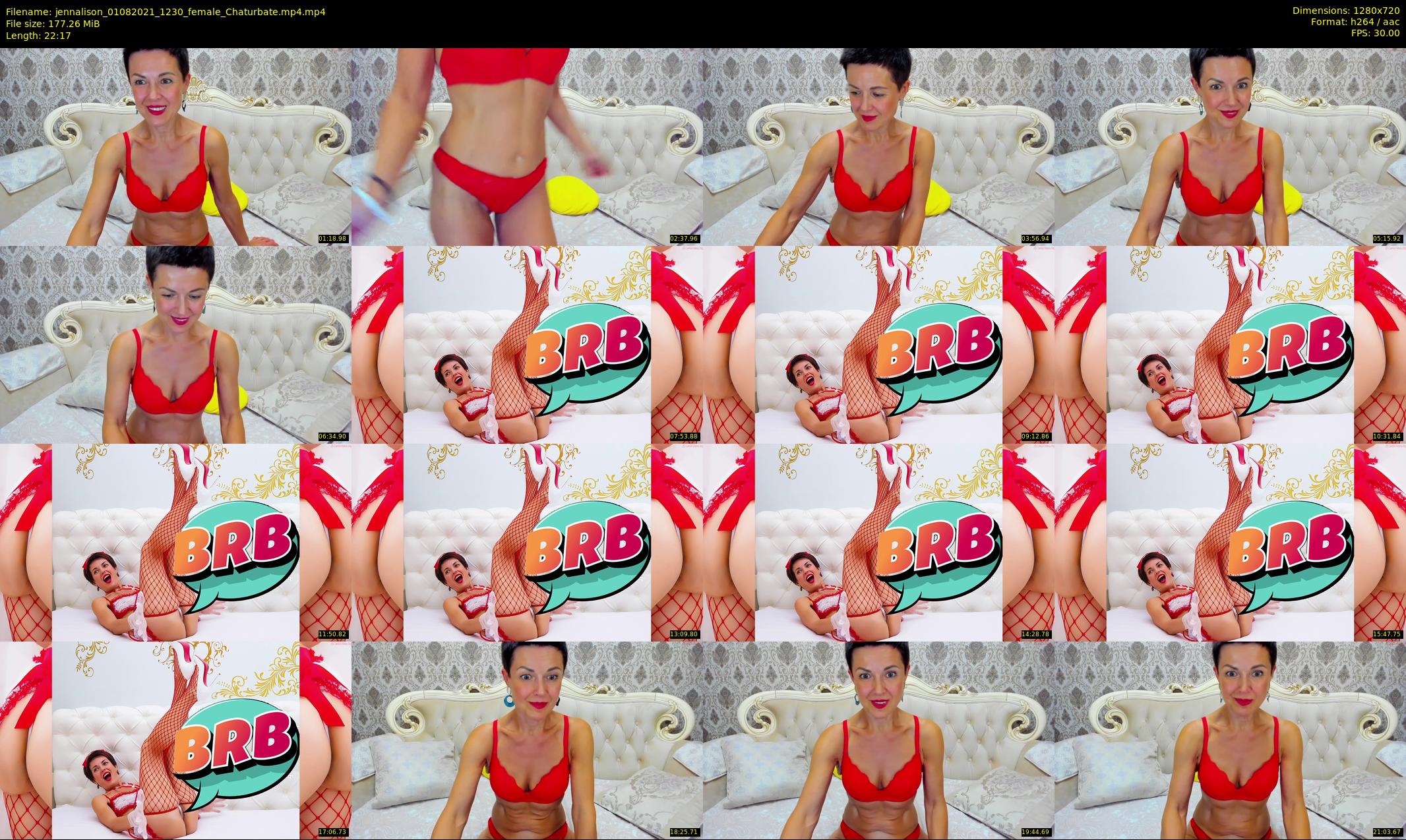 jennalison — 23 minute Chaturbate female cam show recording, 720p, Aug 1, 2021