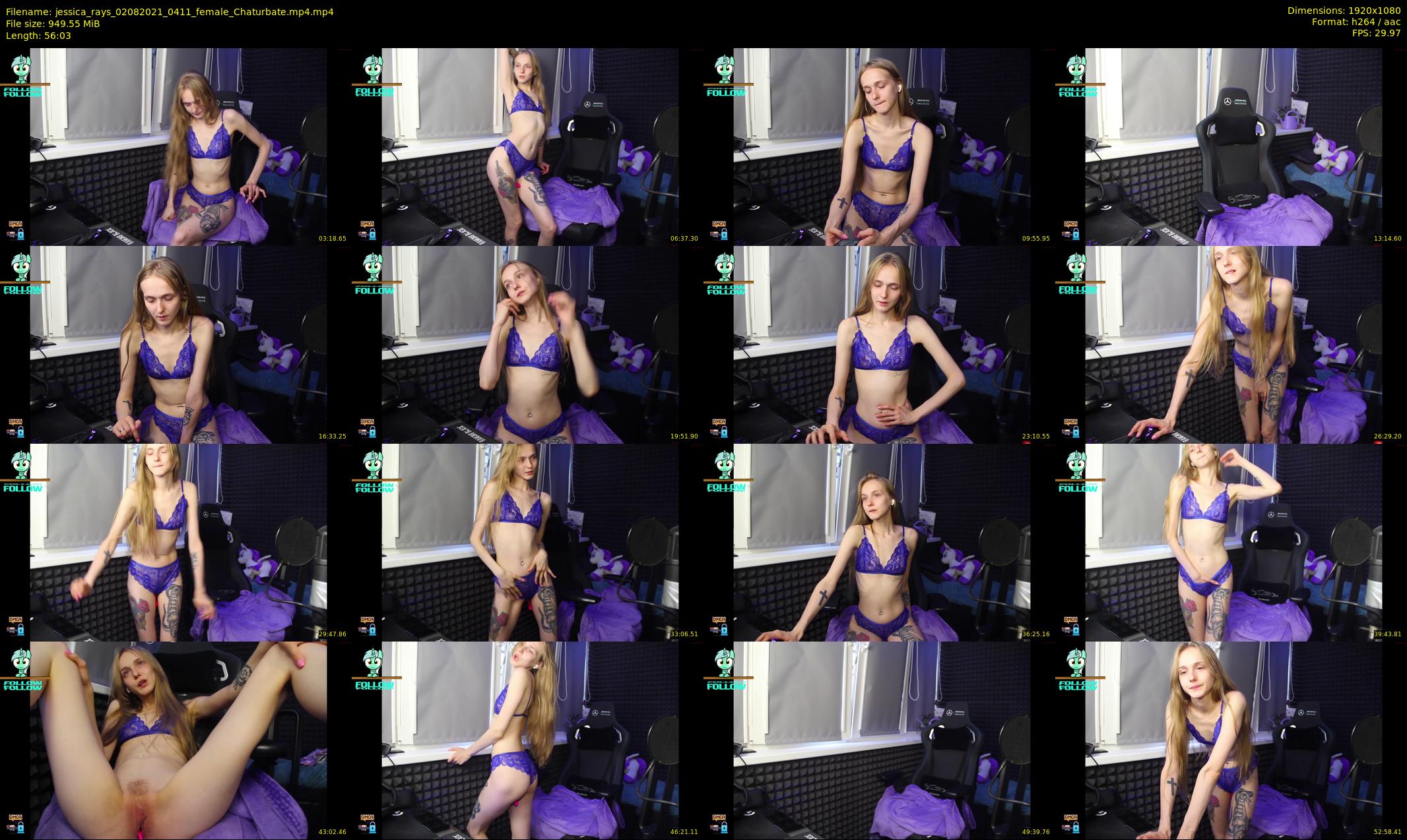 jessica_rays — 57 minute Chaturbate couple cam show recording, 1080p, Aug 2, 2021