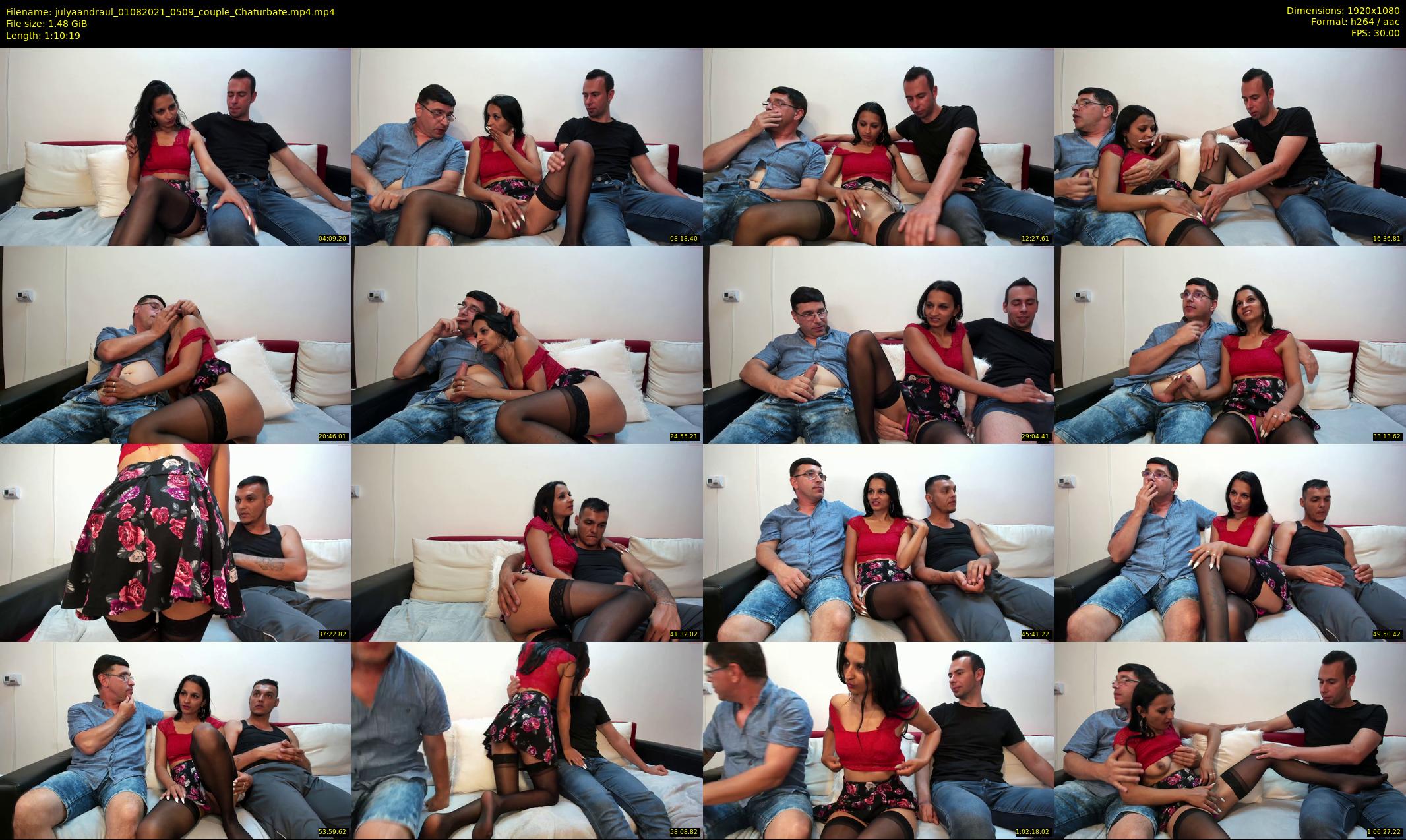 julyaandraul — 71 minute Chaturbate couple cam show recording, 1080p, Aug 1, 2021