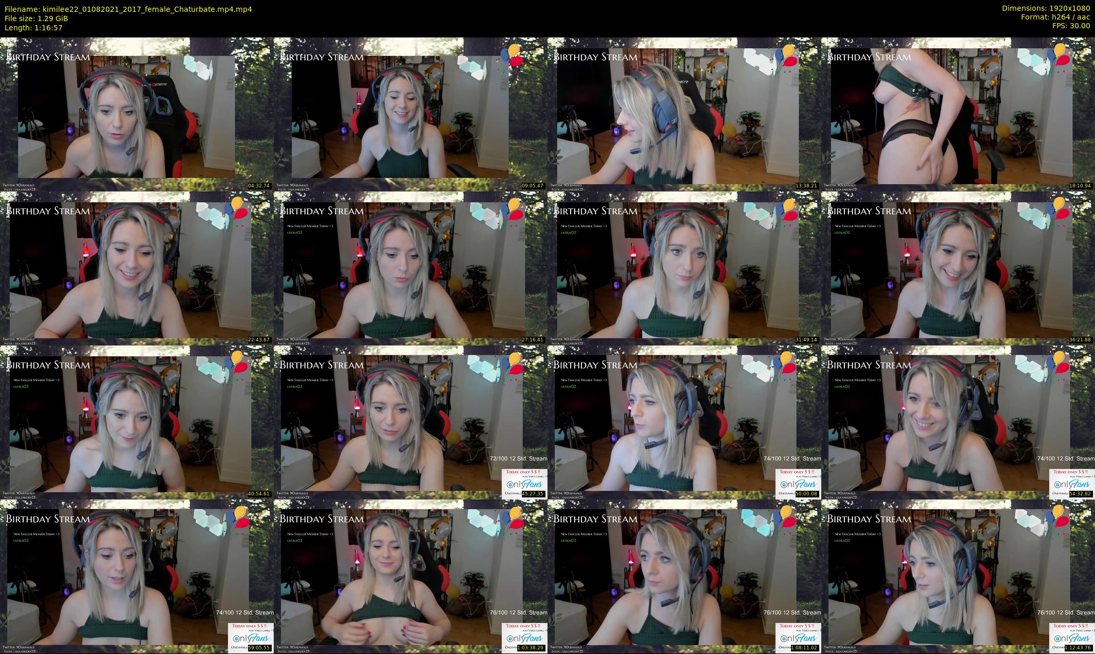 kimilee22 — 77 minute Chaturbate female cam show recording, 1080p, Aug 1, 2021