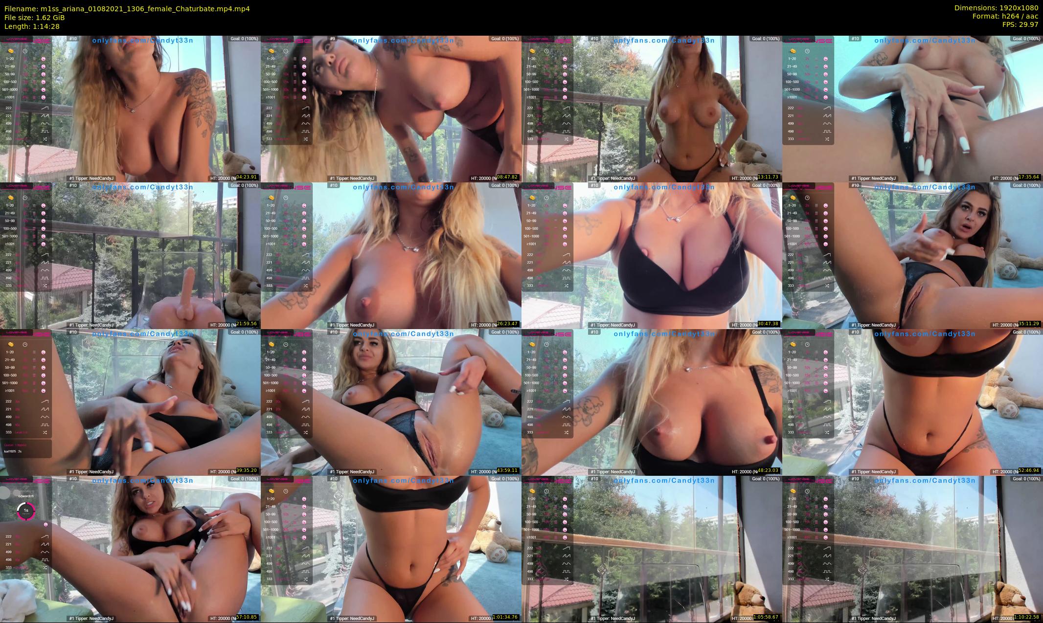 m1ss_ariana — 75 minute Chaturbate female cam show recording, 1080p, Aug 1, 2021