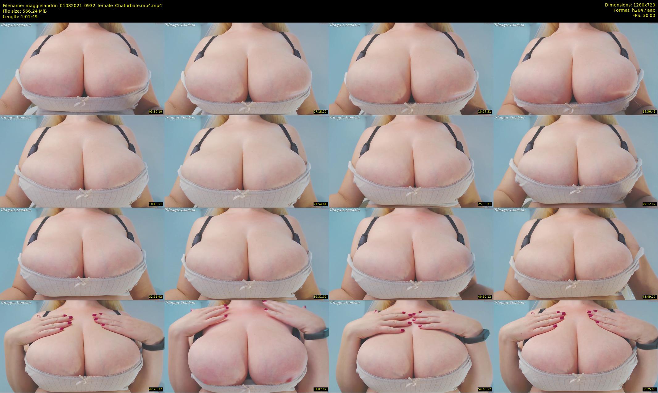 maggielandrin — 62 minute Chaturbate female cam show recording, 720p, Aug 1, 2021