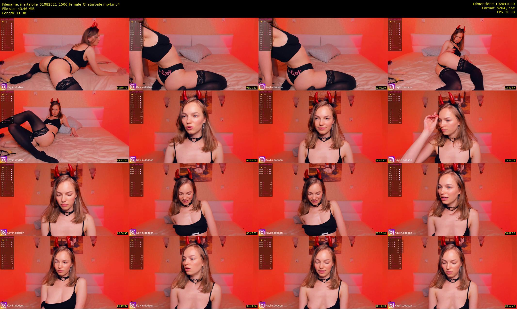 martajolie — 12 minute Chaturbate female cam show recording, 1080p, Aug 1, 2021