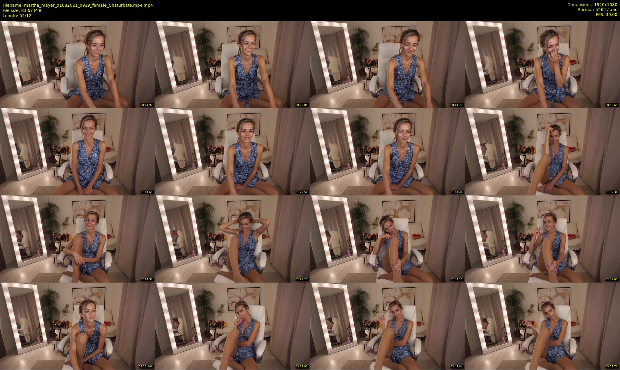 martha_mayer — 5 minute Chaturbate female cam show recording, 1080p, Aug 1, 2021
