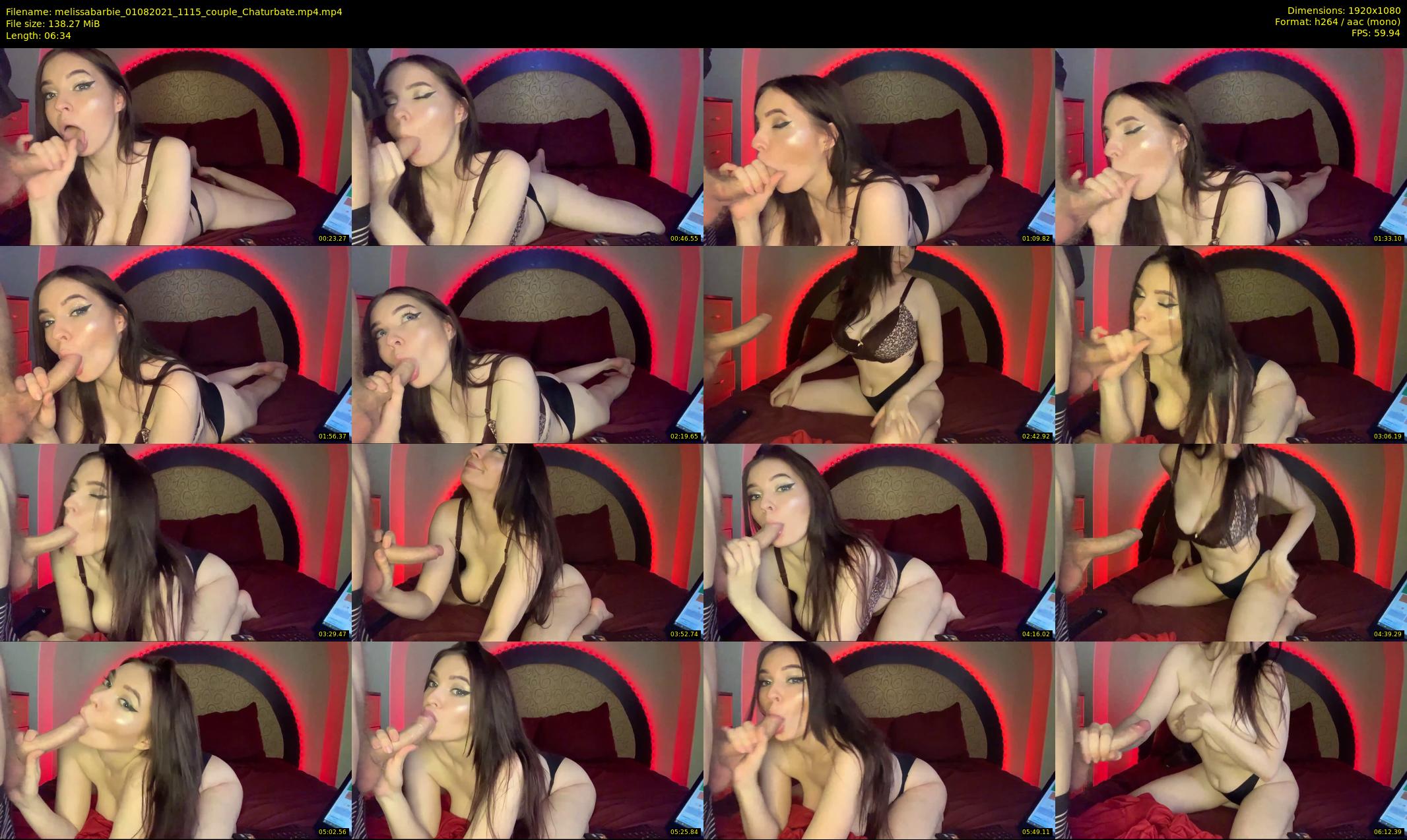 melissabarbie — 7 minute Chaturbate couple cam show recording, 1080p, Aug 1, 2021