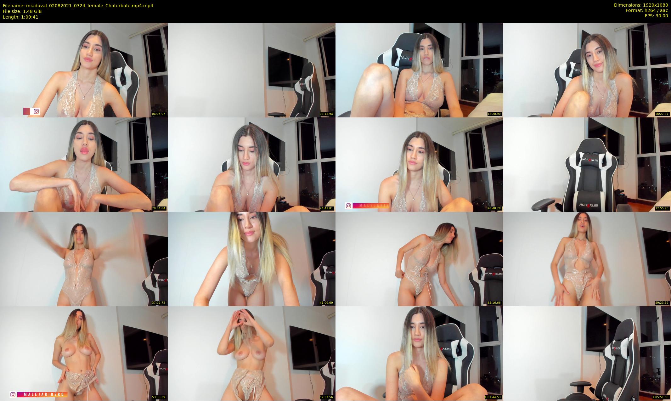miaduval — 70 minute Chaturbate female cam show recording, 1080p, Aug 2, 2021