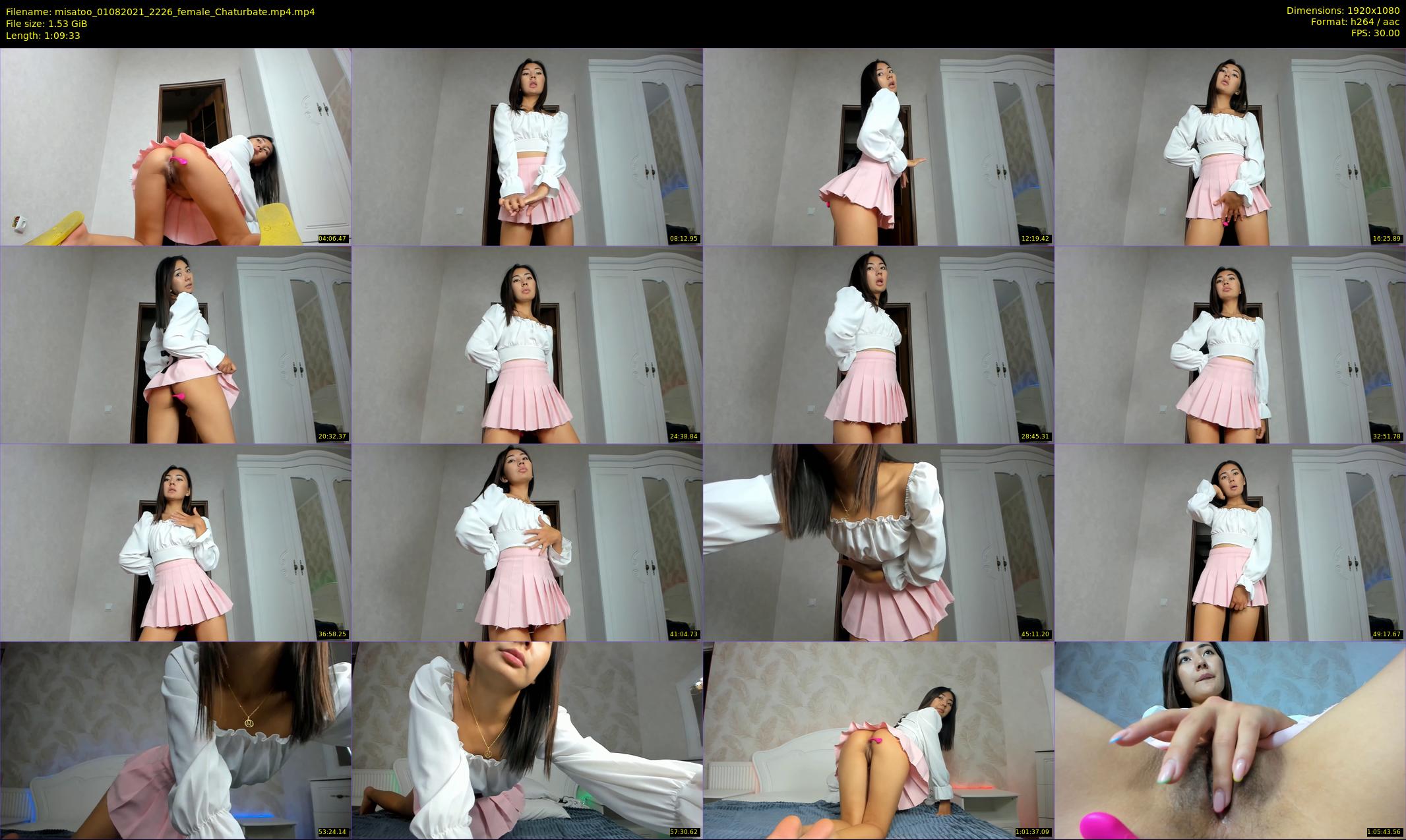 misatoo — 70 minute Chaturbate female cam show recording, 1080p, Aug 1, 2021
