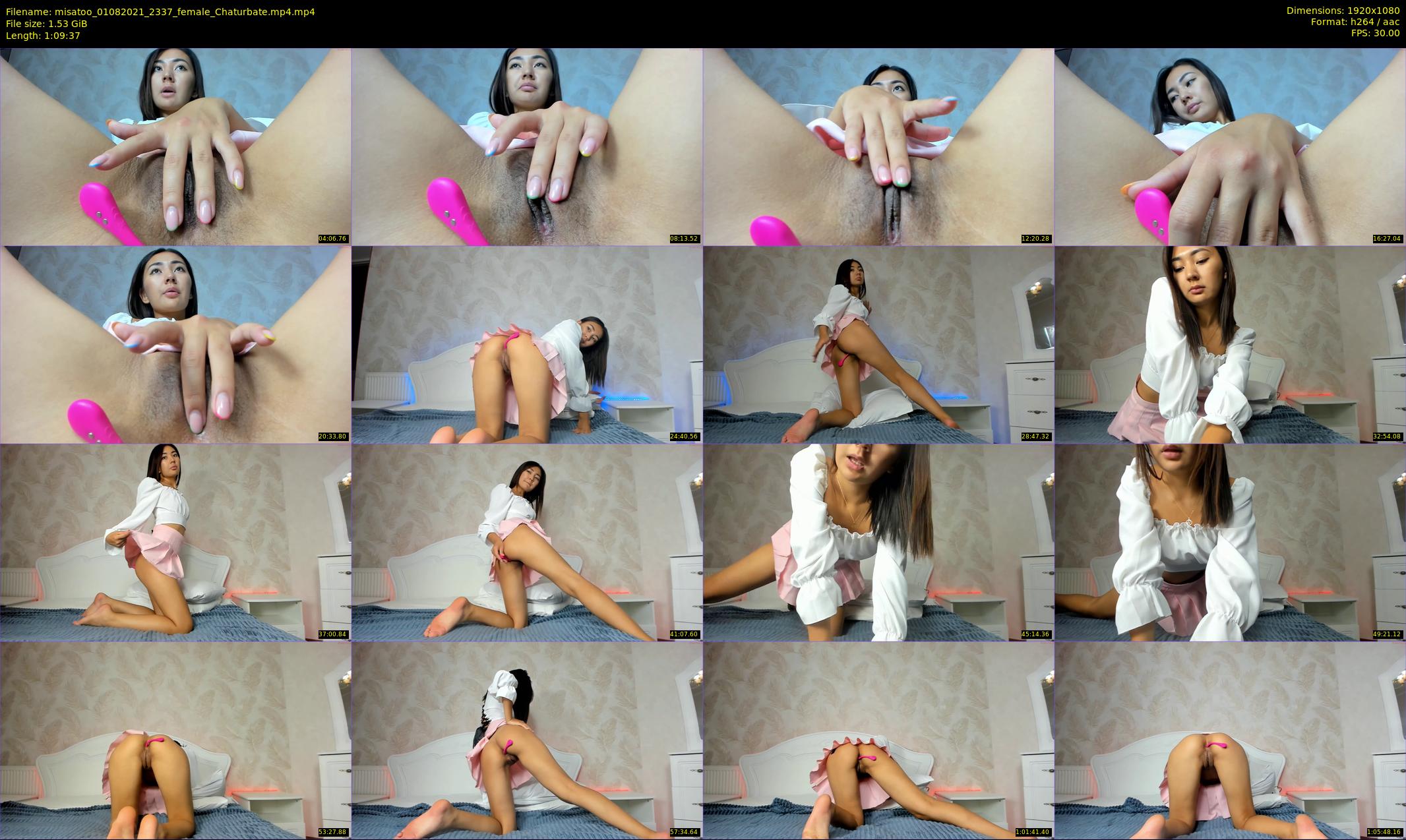 misatoo — 70 minute Chaturbate female cam show recording, 1080p, Aug 1, 2021