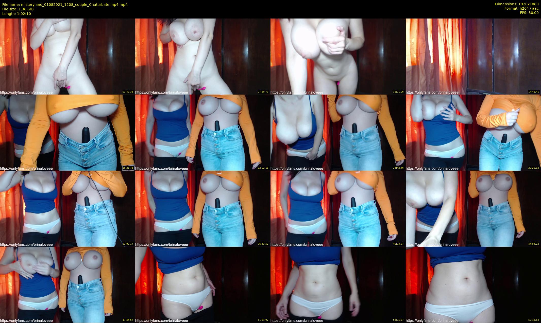 misteryland — 63 minute Chaturbate couple cam show recording, 1080p, Aug 1, 2021