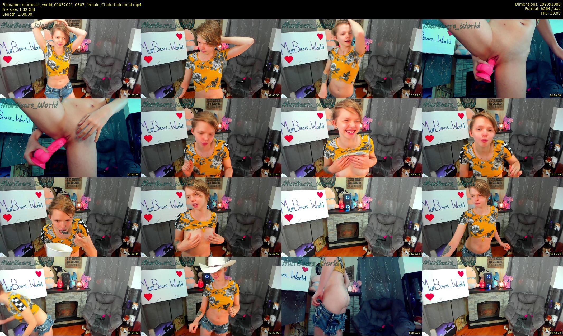 murbears_world — 60 minute Chaturbate female cam show recording, 1080p, Aug 1, 2021