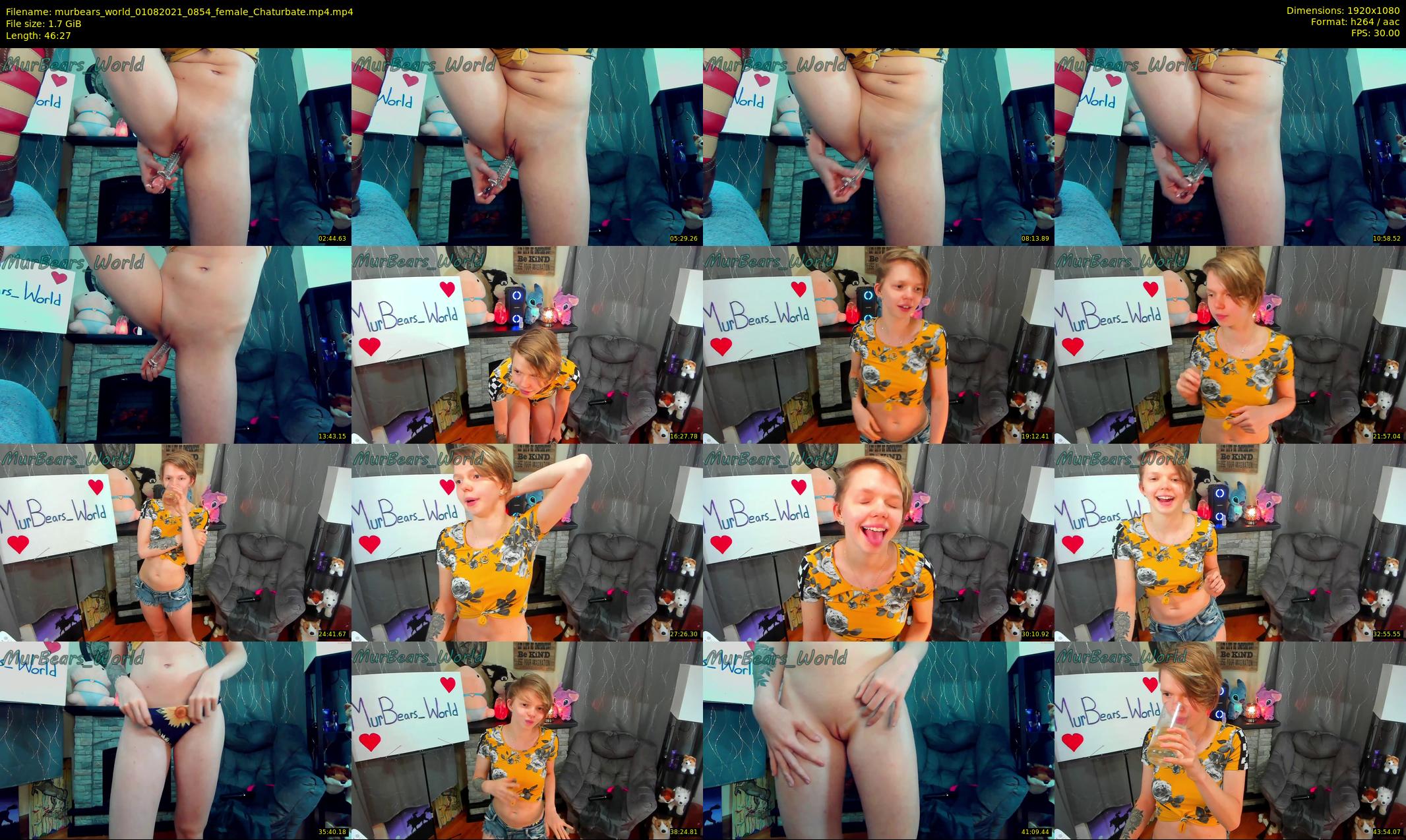 murbears_world — 47 minute Chaturbate female cam show recording, 1080p, Aug 1, 2021