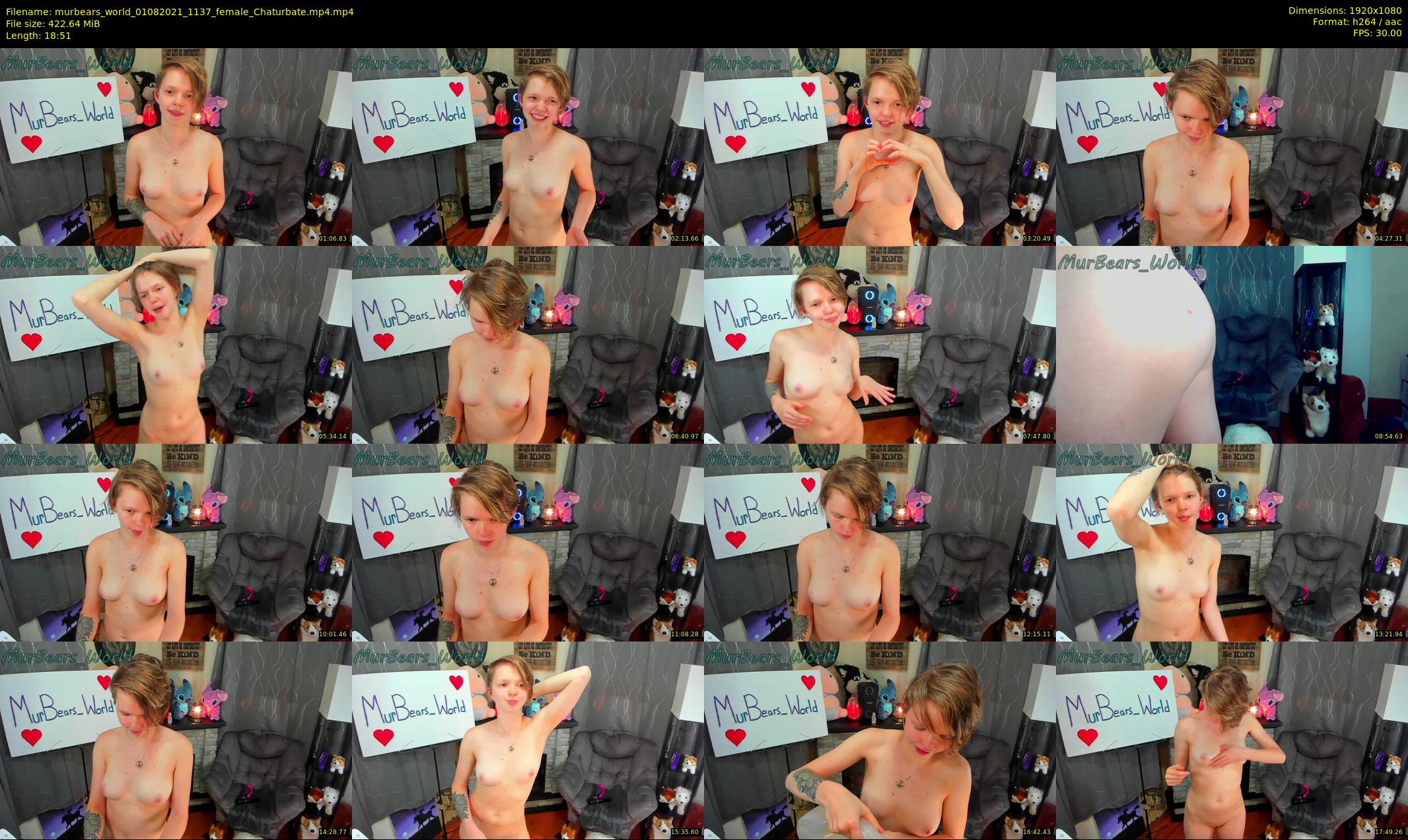 murbears_world — 19 minute Chaturbate female cam show recording, 1080p, Aug 1, 2021
