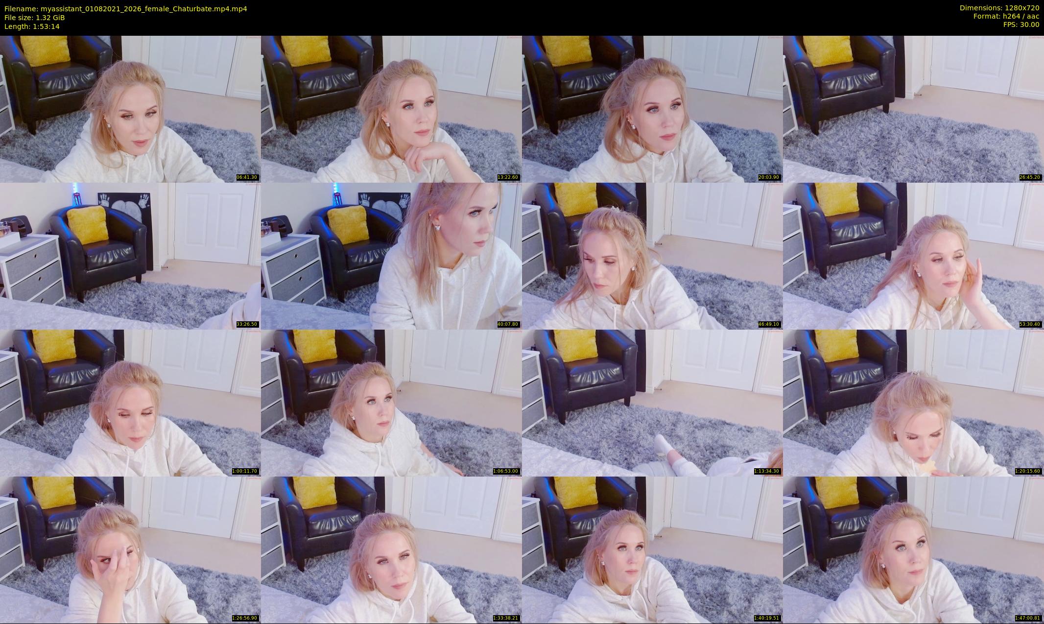 myassistant — 114 minute Chaturbate female cam show recording, 720p, Aug 1, 2021