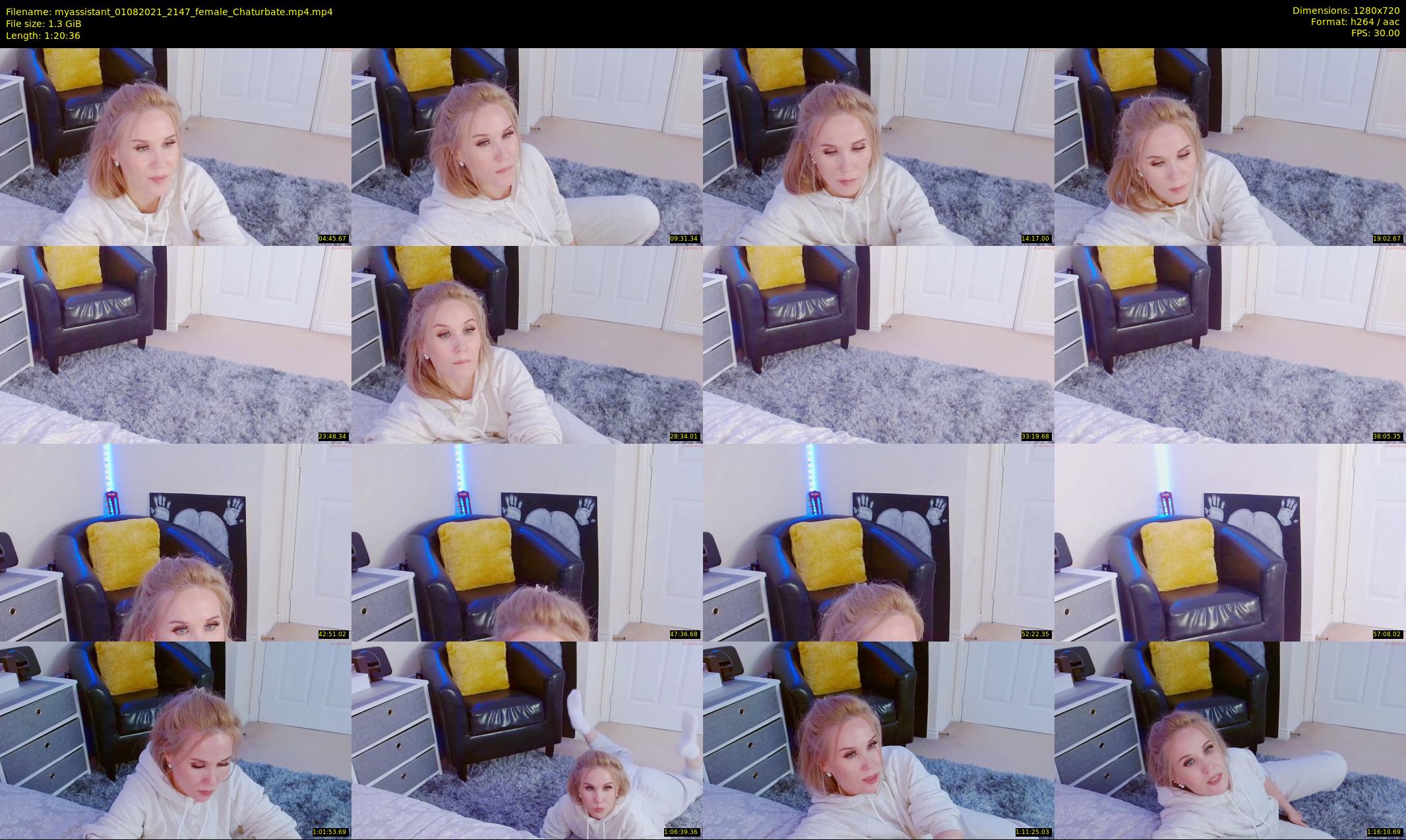 myassistant — 81 minute Chaturbate female cam show recording, 720p, Aug 1, 2021