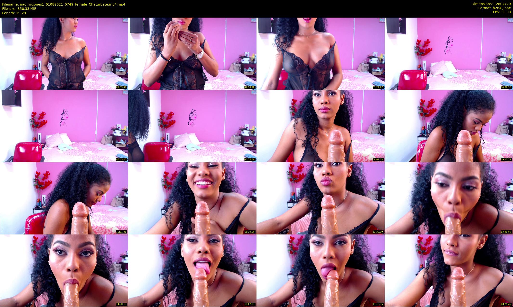 naomixjones1 — 20 minute Chaturbate female cam show recording, 720p, Aug 1, 2021