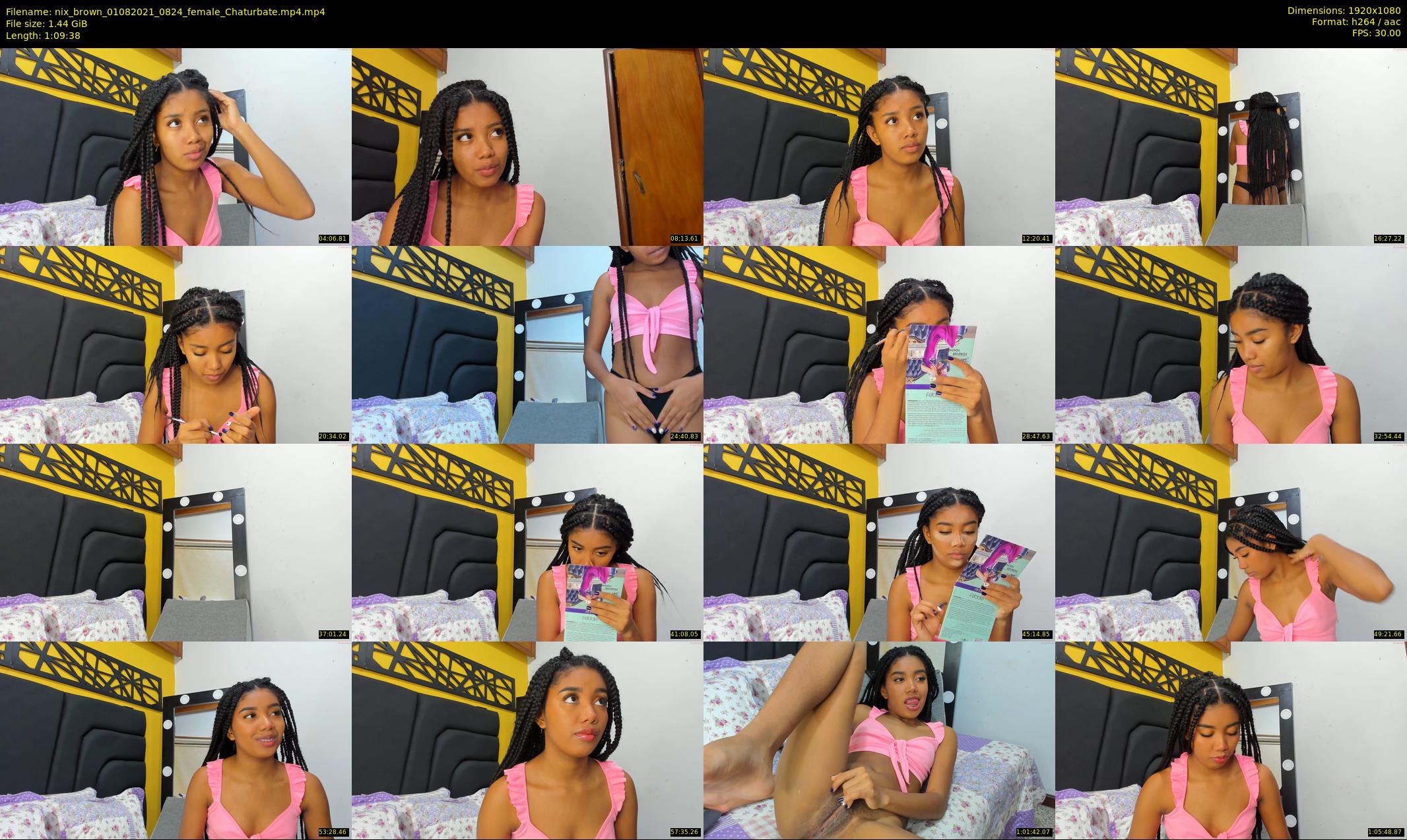 nix_brown — 70 minute Chaturbate female cam show recording, 1080p, Aug 1, 2021