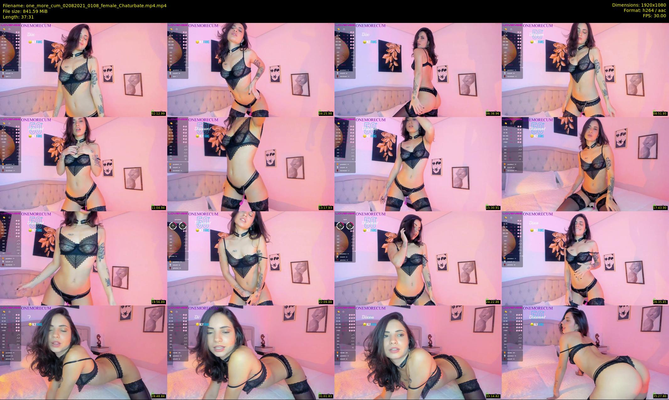 one_more_cum — 38 minute Chaturbate couple cam show recording, 1080p, Aug 2, 2021