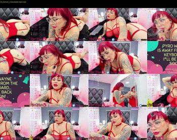 pyrowayne — 74 minute Chaturbate female cam show recording, 1080p, Aug 1, 2021
