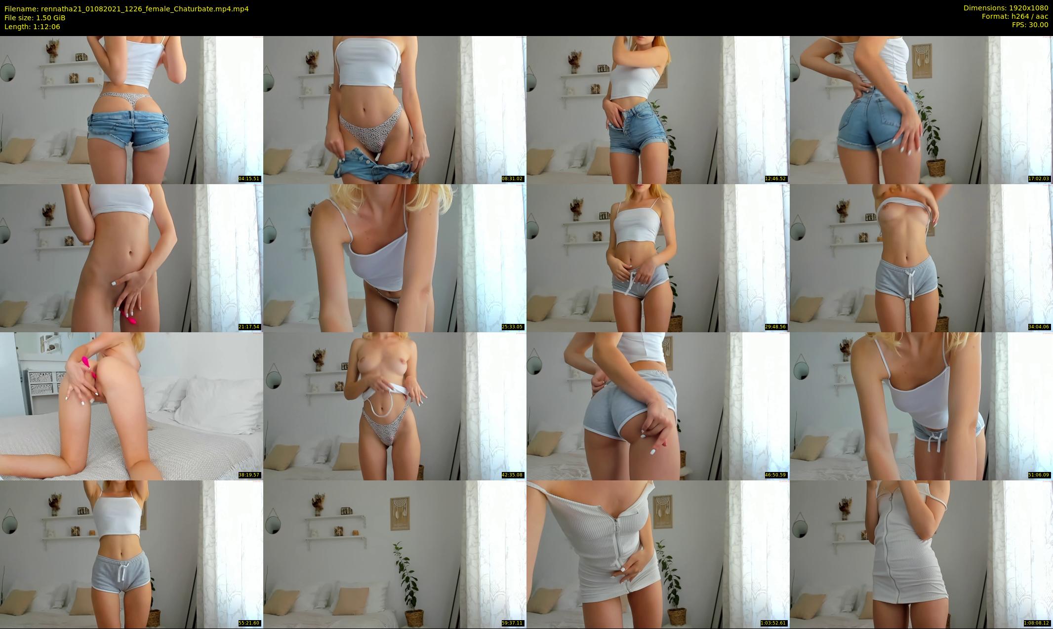 rennatha21 — 73 minute Chaturbate female cam show recording, 1080p, Aug 1, 2021