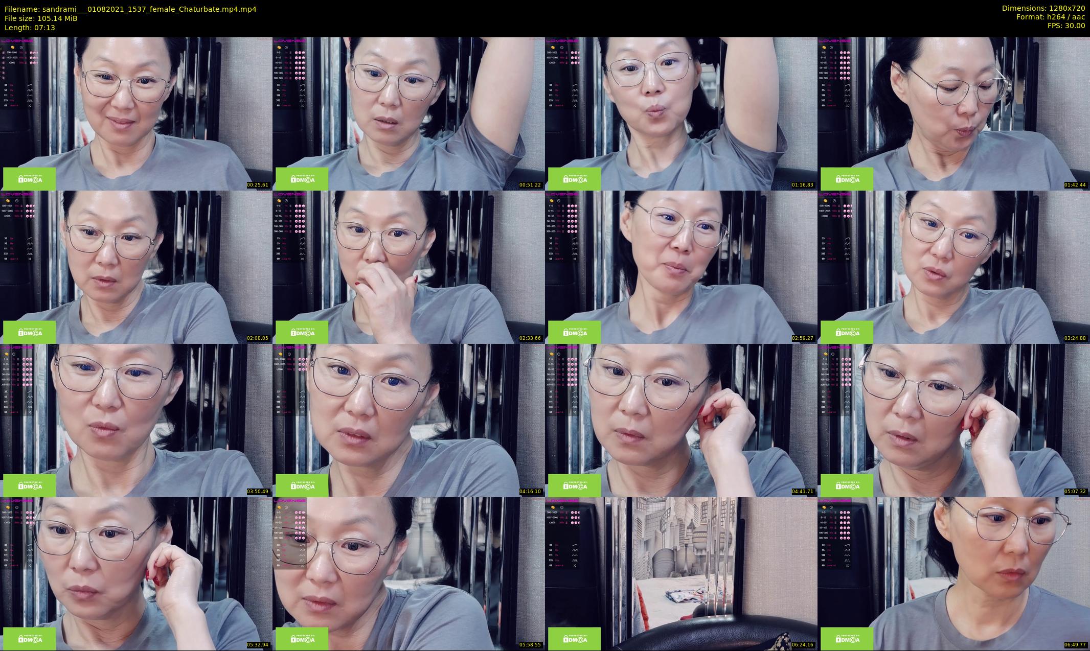 sandrami__ — 8 minute Chaturbate female cam show recording, 720p, Aug 1, 2021