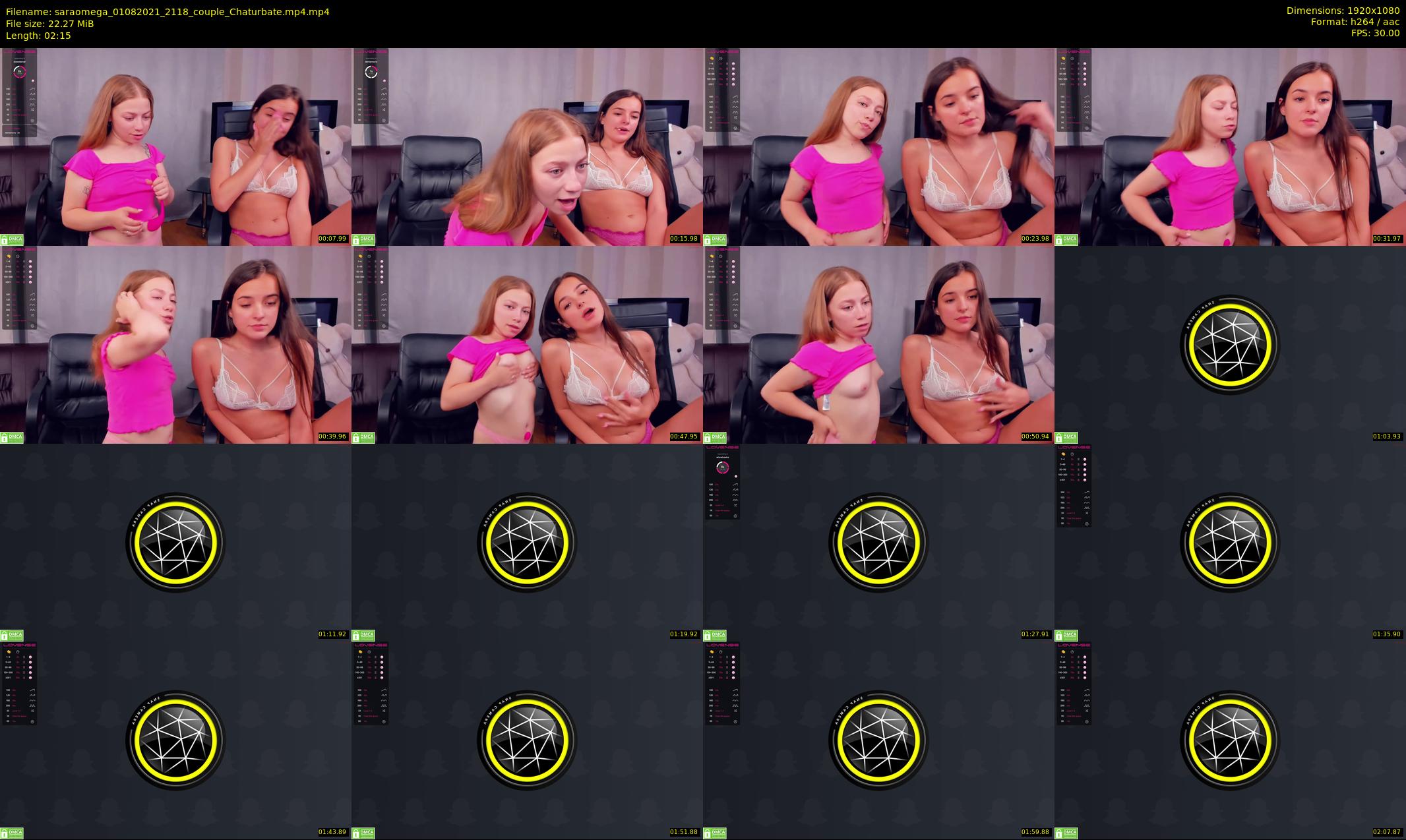 saraomega — 3 minute Chaturbate couple cam show recording, 1080p, Aug 1, 2021