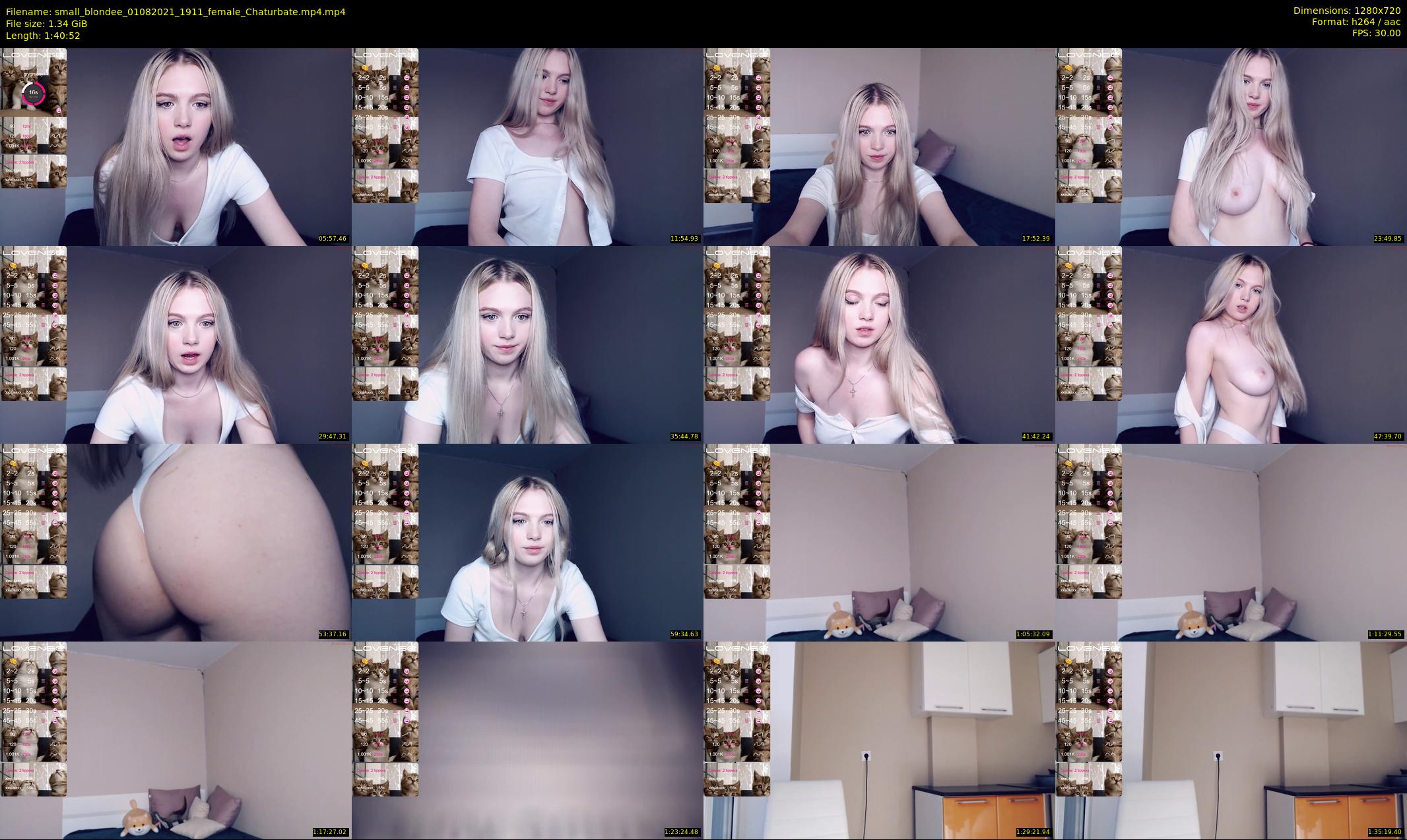 small_blondee — 101 minute Chaturbate female cam show recording, 720p, Aug 1, 2021