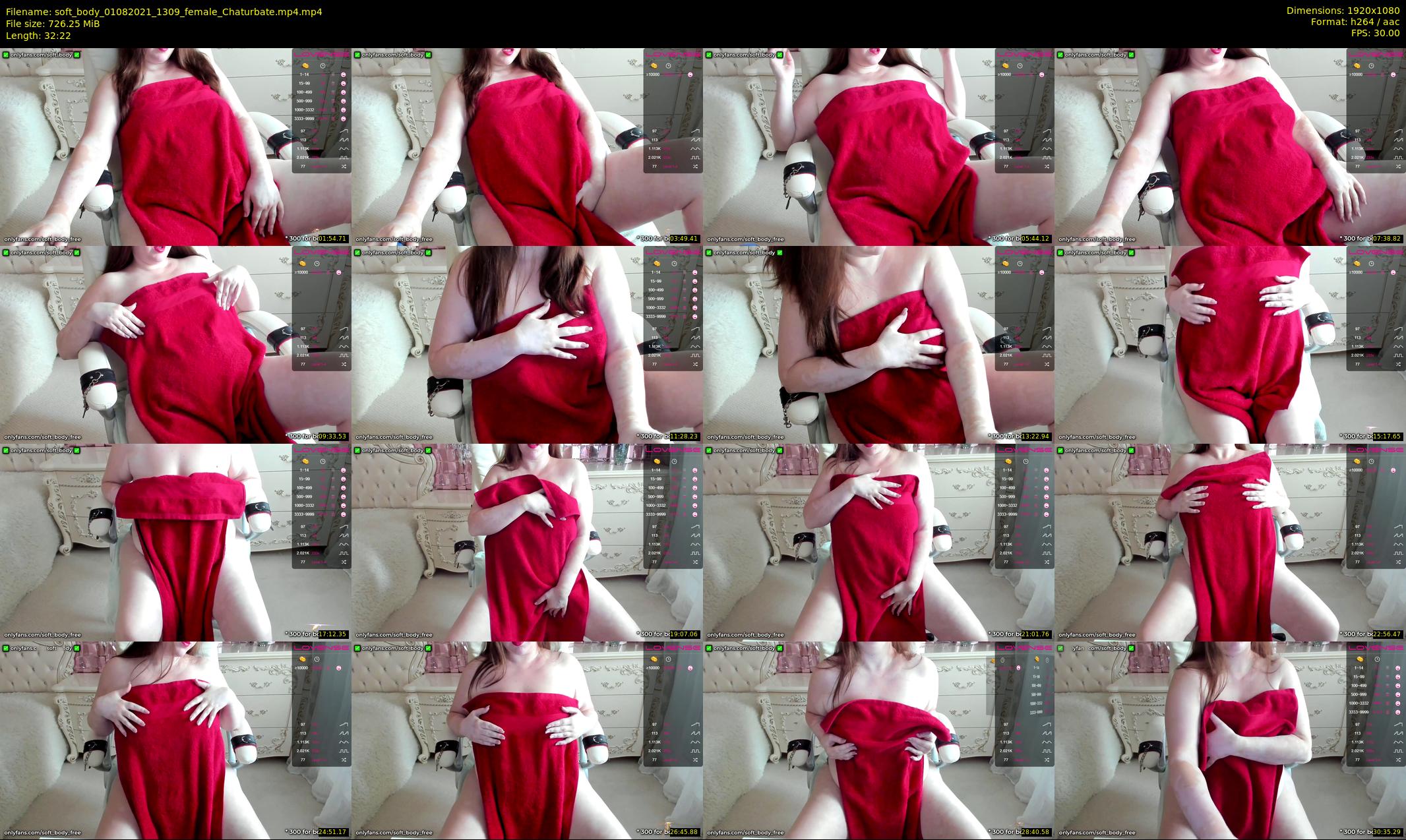 soft_body — 33 minute Chaturbate female cam show recording, 1080p, Aug 1, 2021
