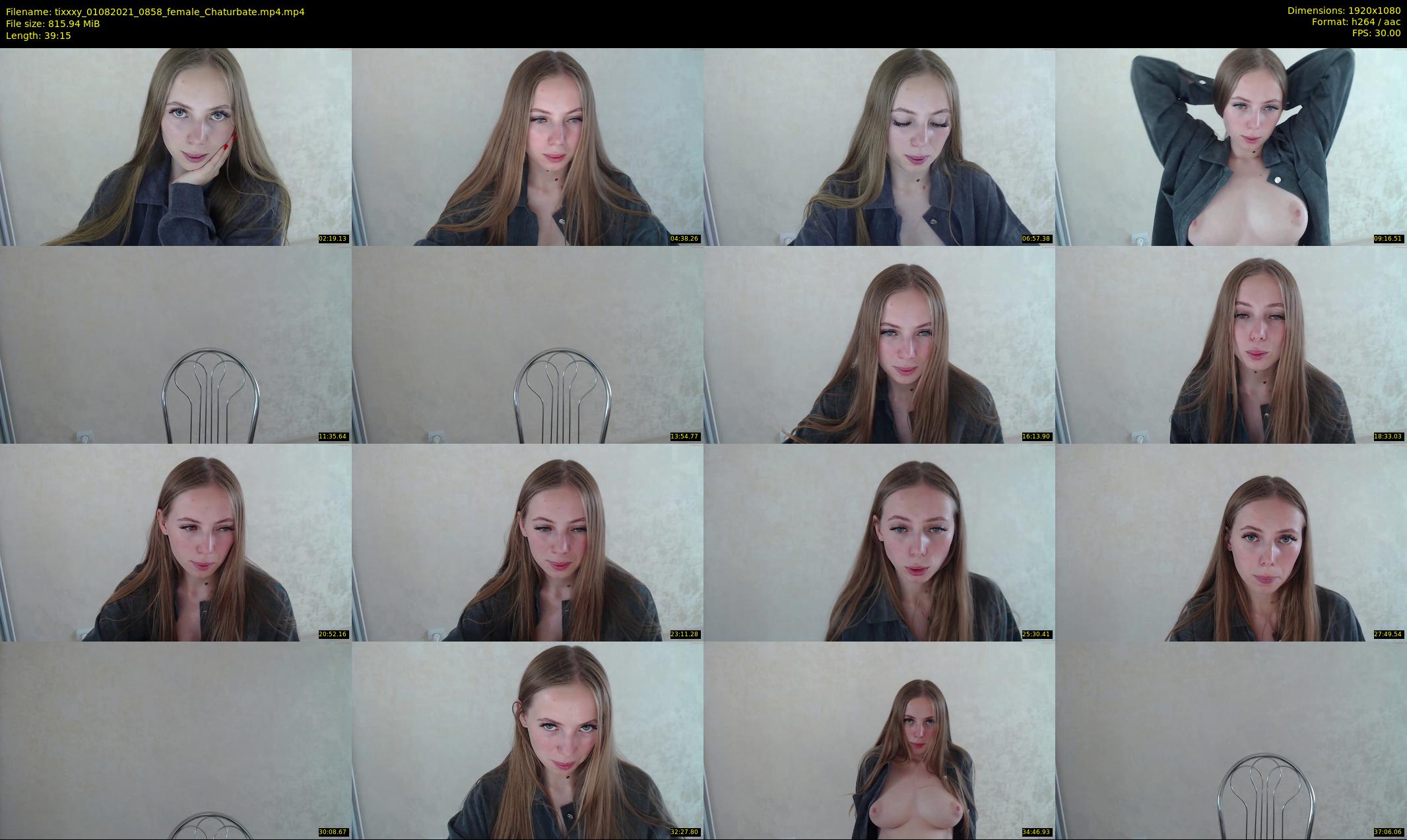 tixxxy — 40 minute Chaturbate female cam show recording, 1080p, Aug 1, 2021