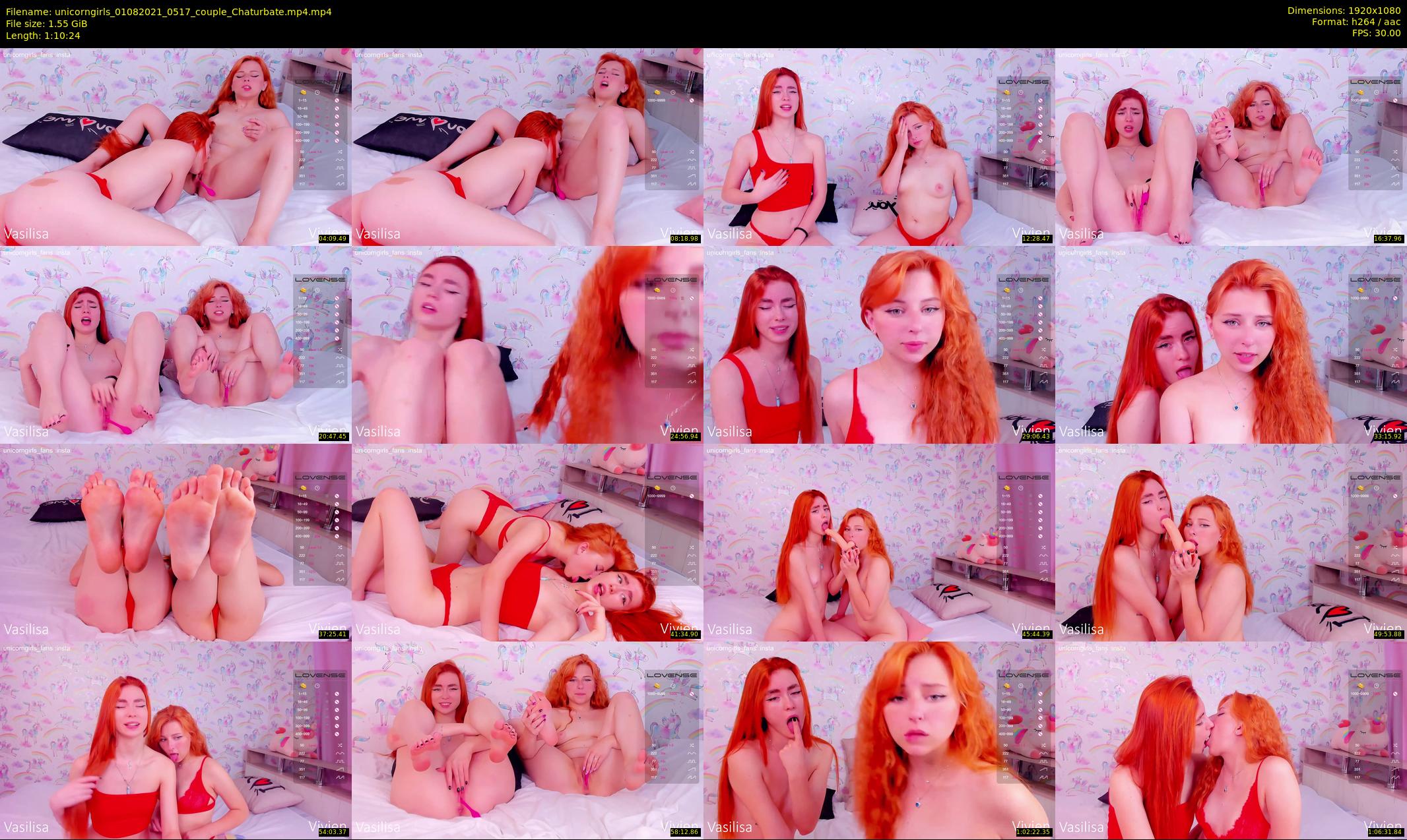unicorngirls — 71 minute Chaturbate couple cam show recording, 1080p, Aug 1, 2021