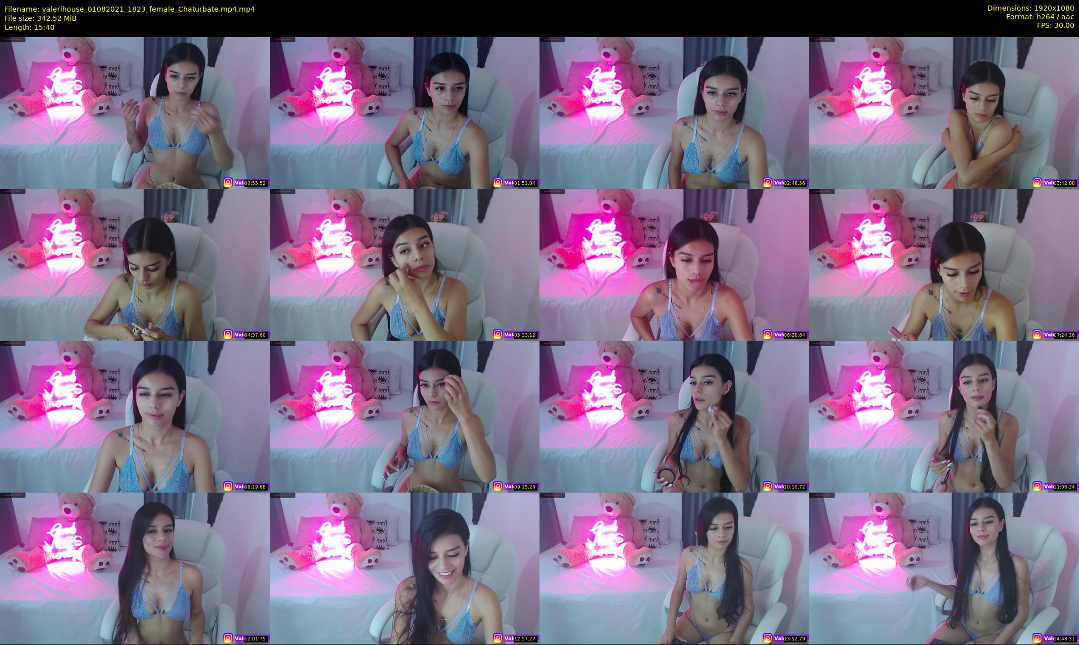 valerihouse — 16 minute Chaturbate female cam show recording, 1080p, Aug 1, 2021