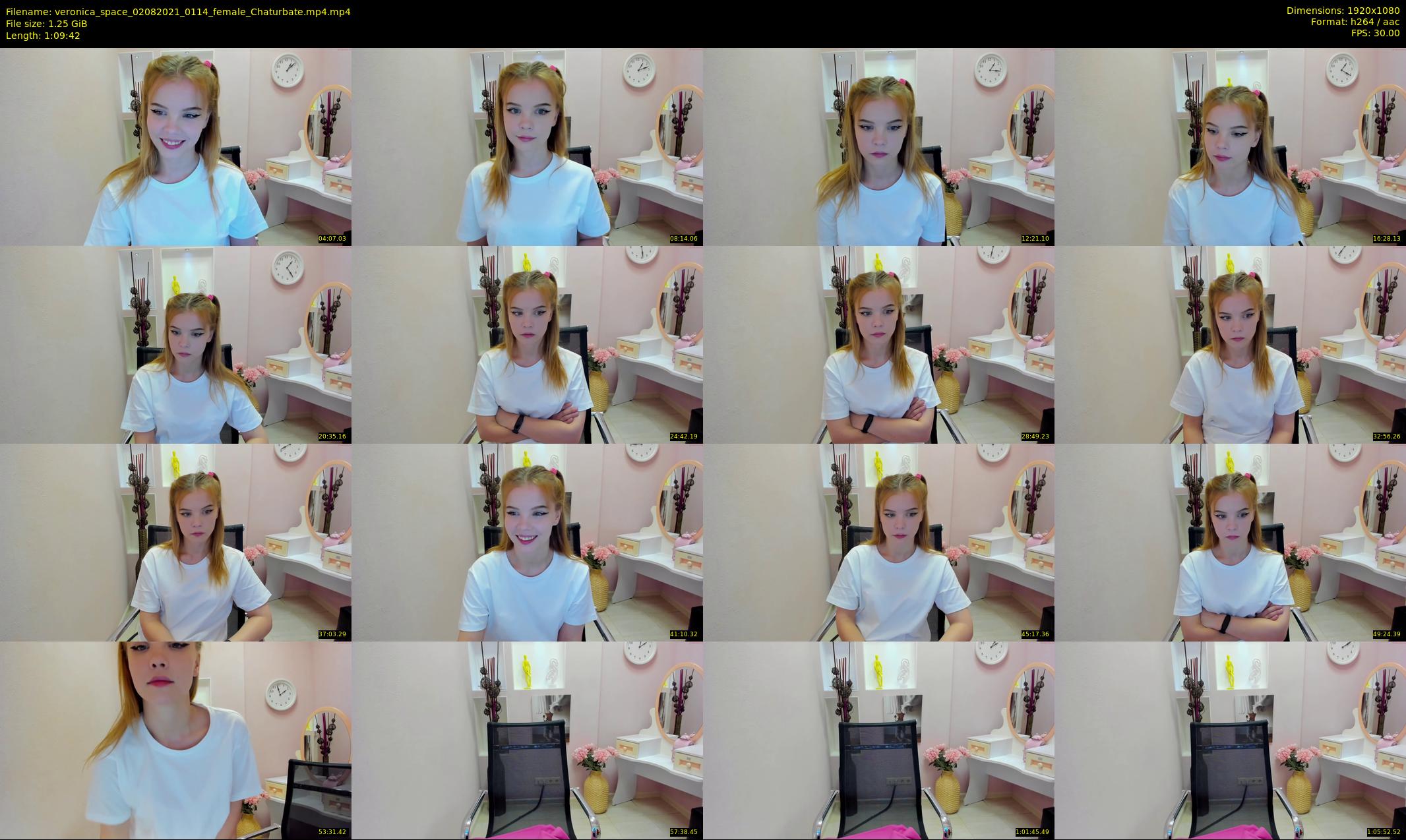 veronica_space — 70 minute Chaturbate female cam show recording, 1080p, Aug 2, 2021