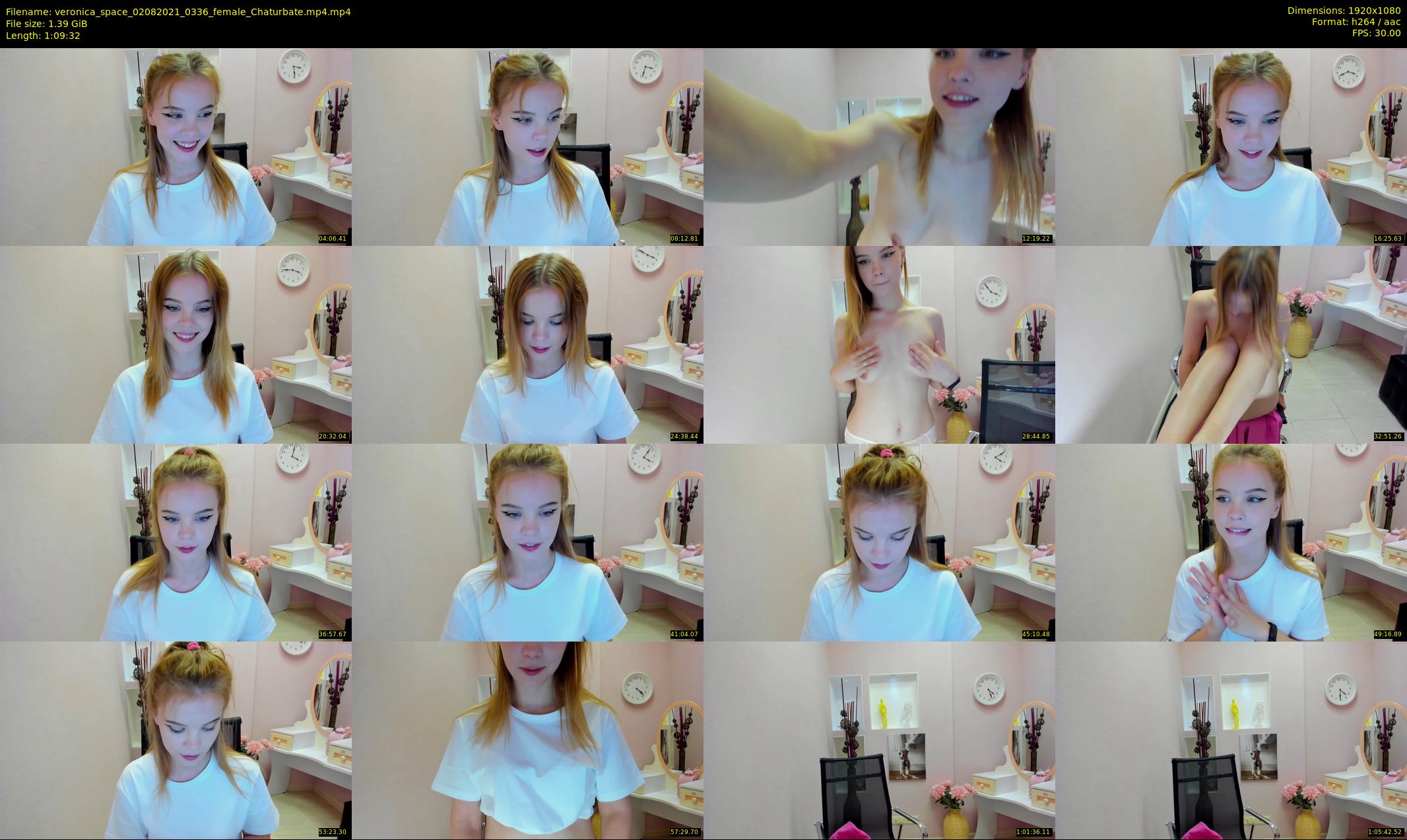 veronica_space — 70 minute Chaturbate female cam show recording, 1080p, Aug 2, 2021