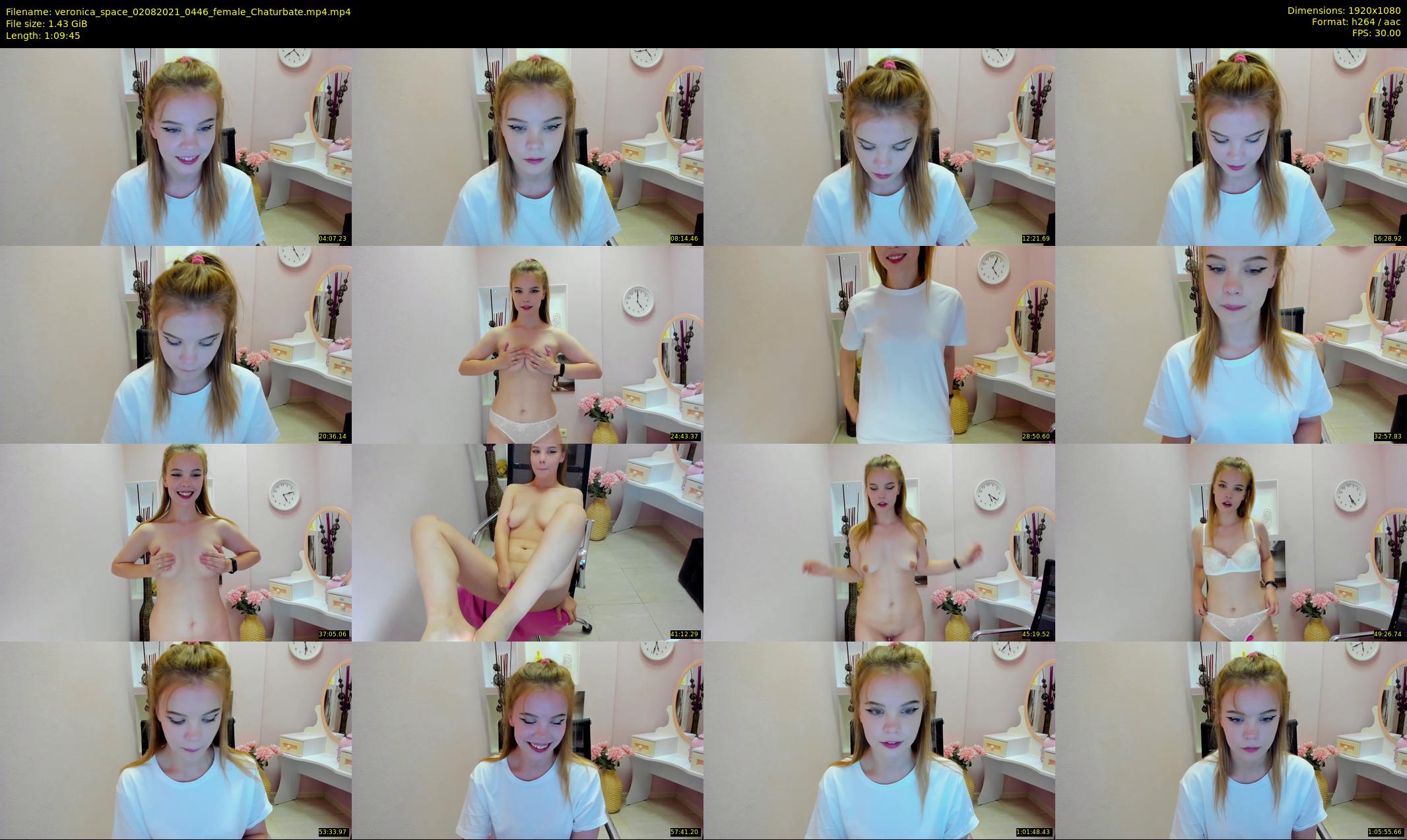 veronica_space — 70 minute Chaturbate female cam show recording, 1080p, Aug 2, 2021